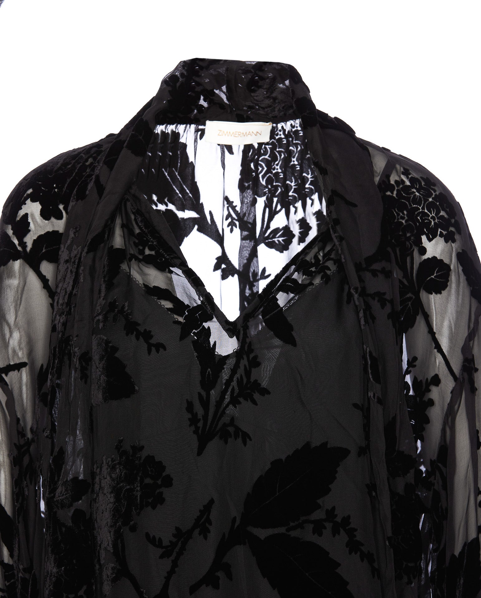 Zimmermann Shirts Black Recycled Polyester