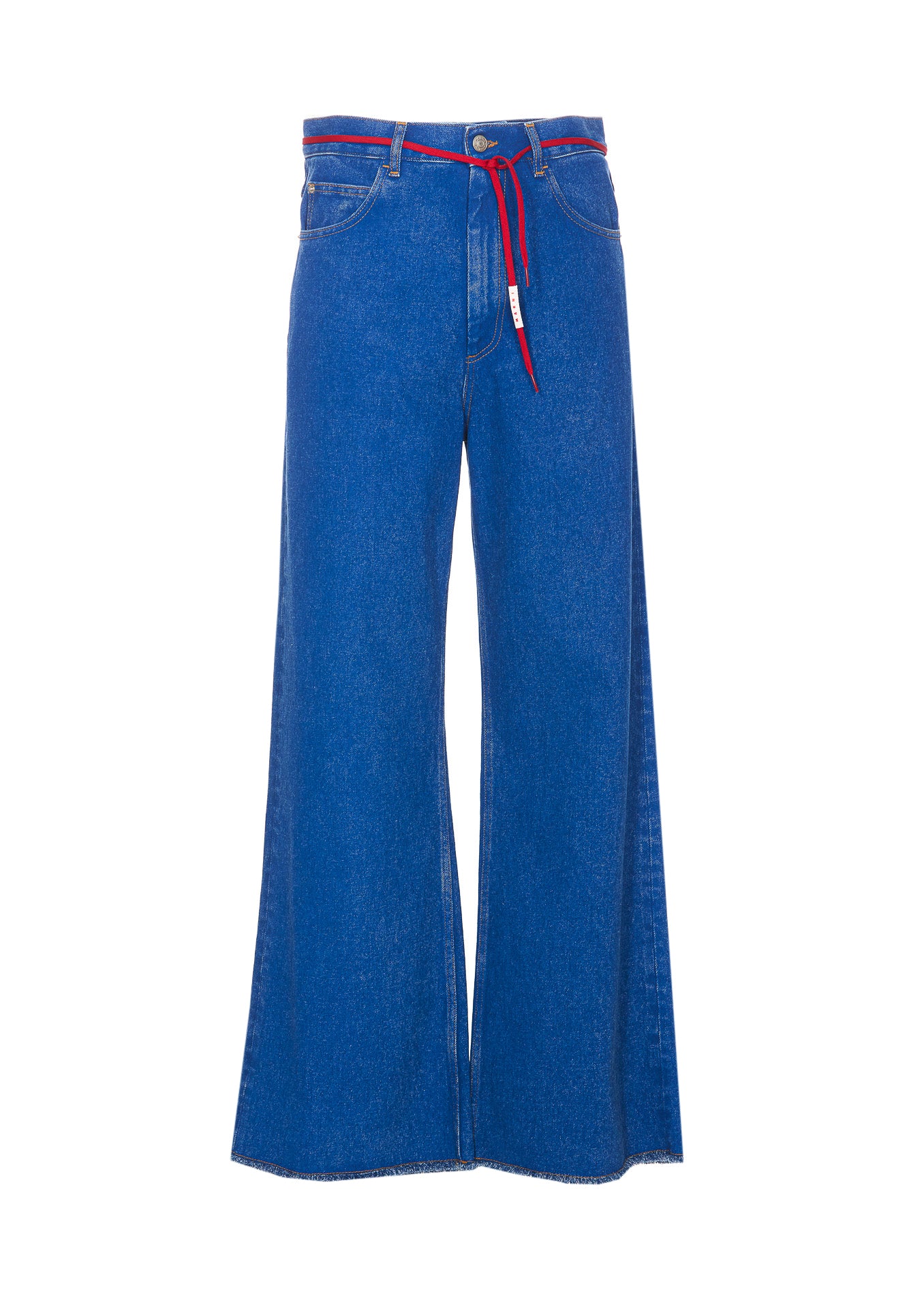 Marni Trousers Blue Cotton