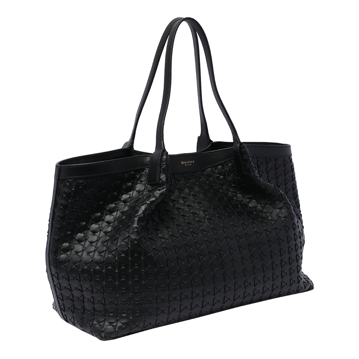 Serapian Bags Black Calf Leather