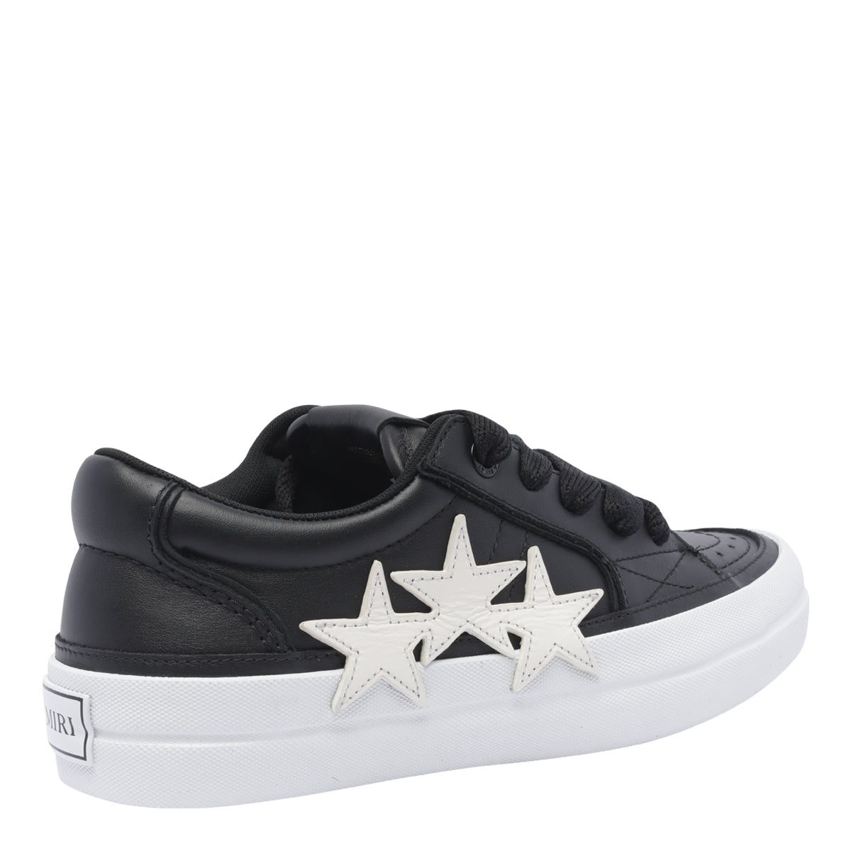 Amiri Sneakers Black Calf Leather /rubber Sole