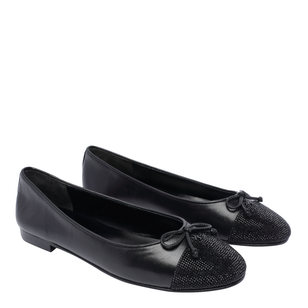 Tory Burch Flat Shoes Black Calf Leather / Sole