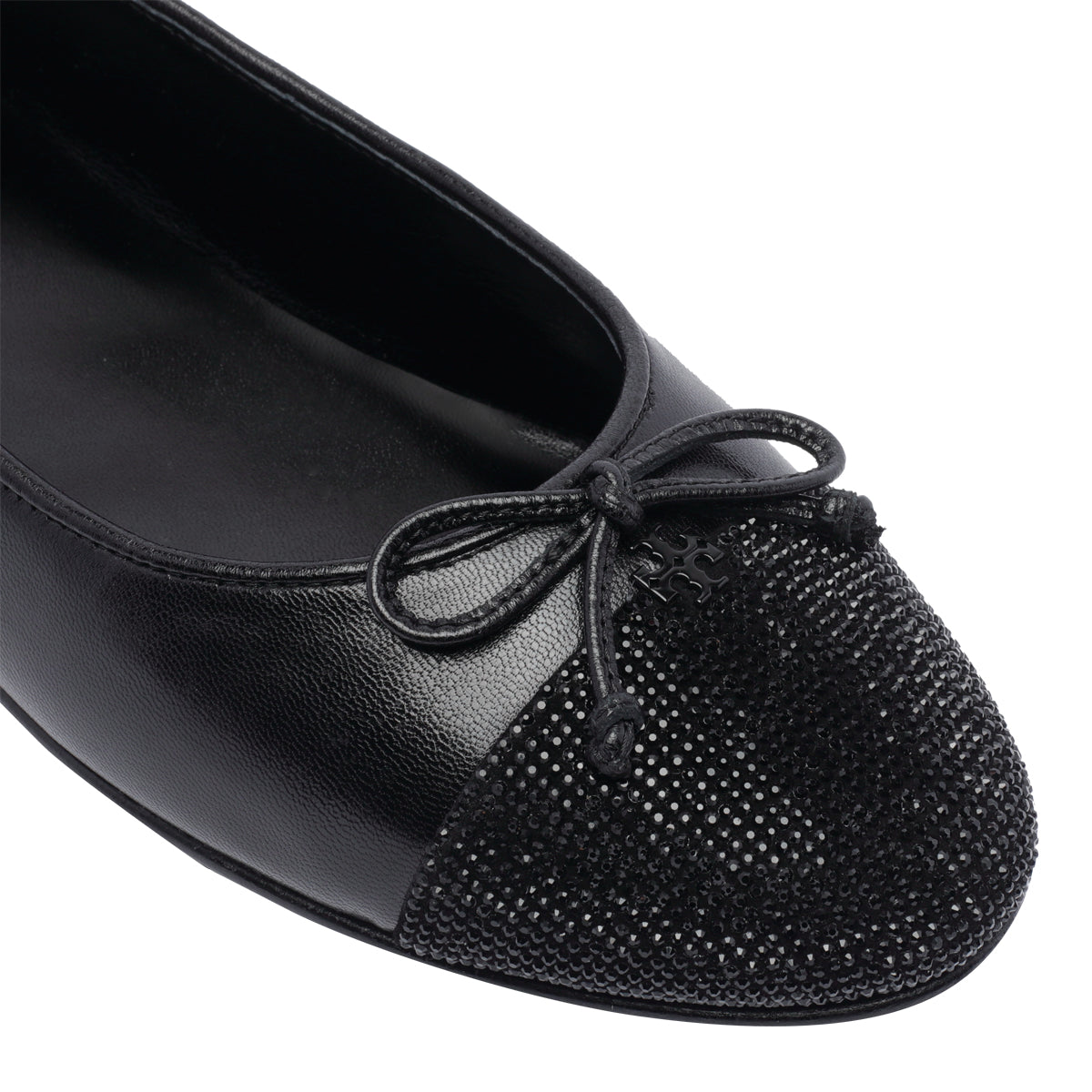 Tory Burch Flat Shoes Black Calf Leather / Sole