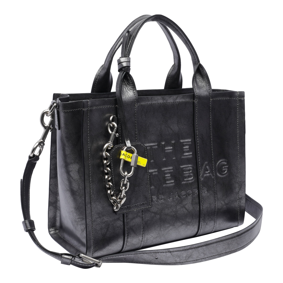Marc Jacobs Bags Grey Metallic Leather