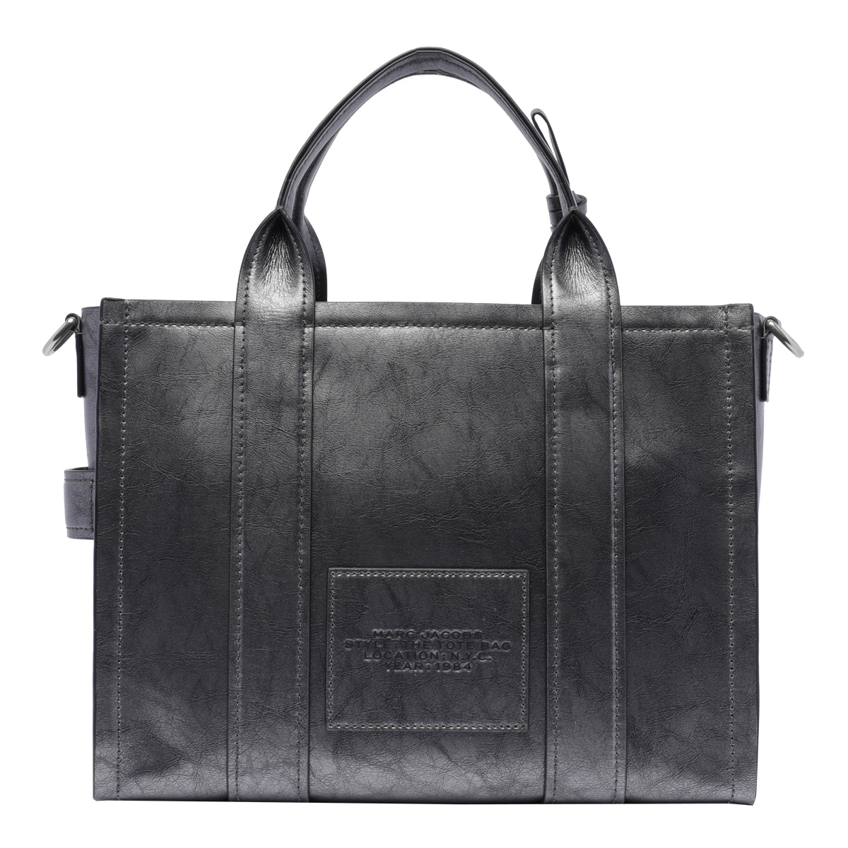 Marc Jacobs Bags Grey Metallic Leather