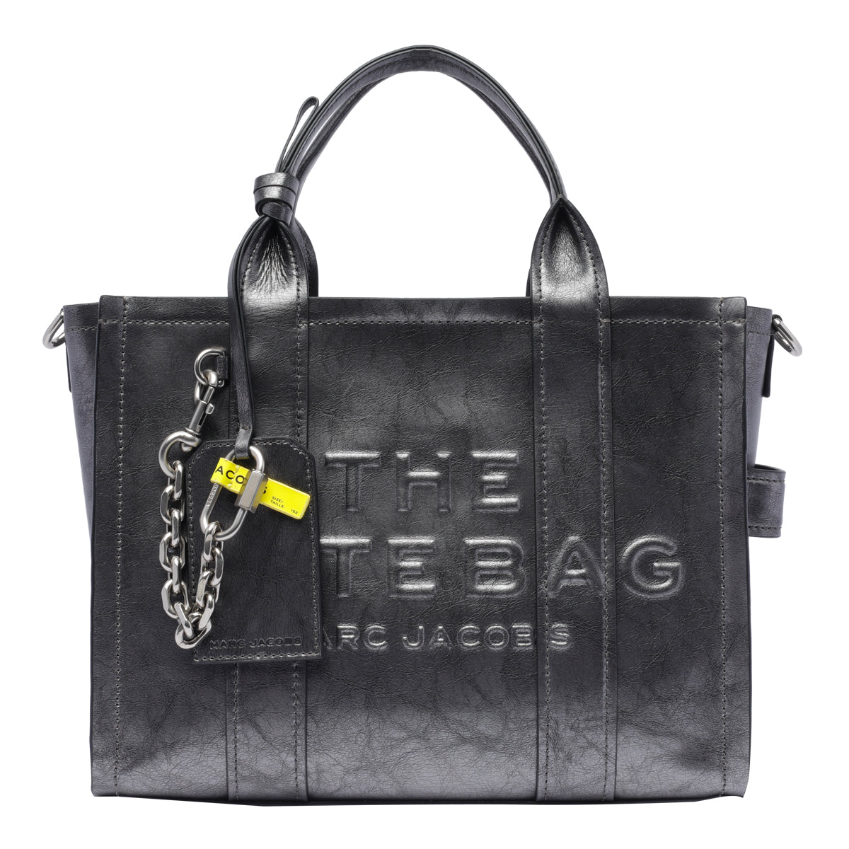 Marc Jacobs Bags Grey Metallic Leather