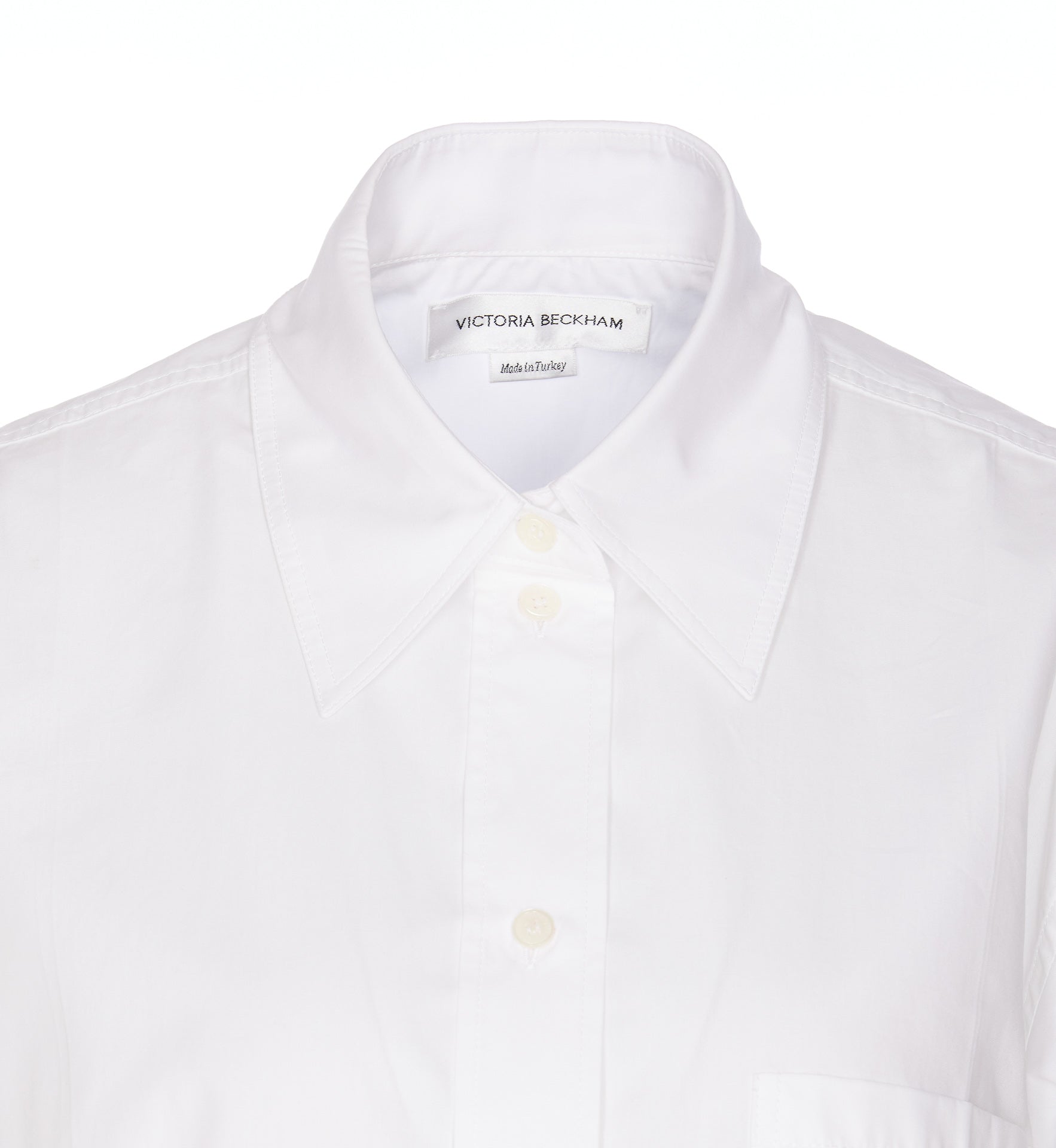 Victoria Beckham Shirts White Organic Cotton