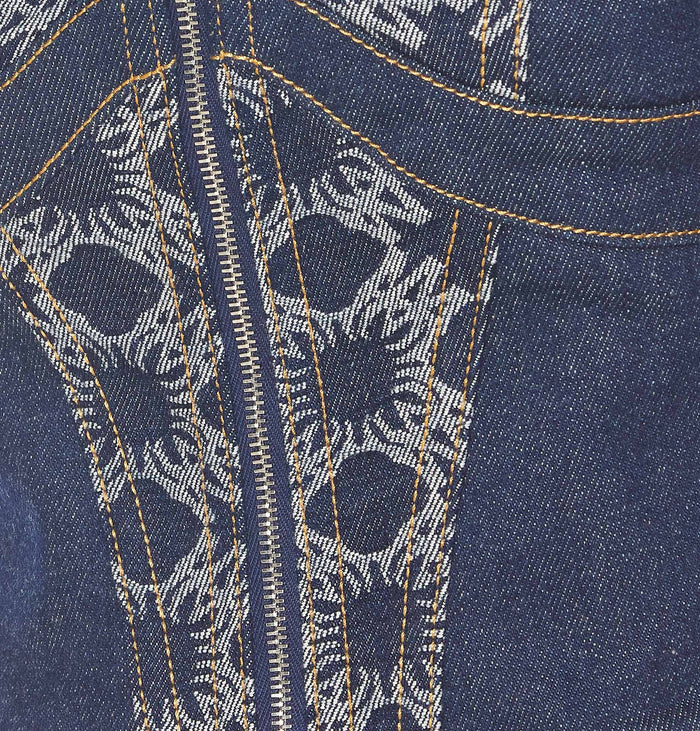 Amiri Top Blue Cotton