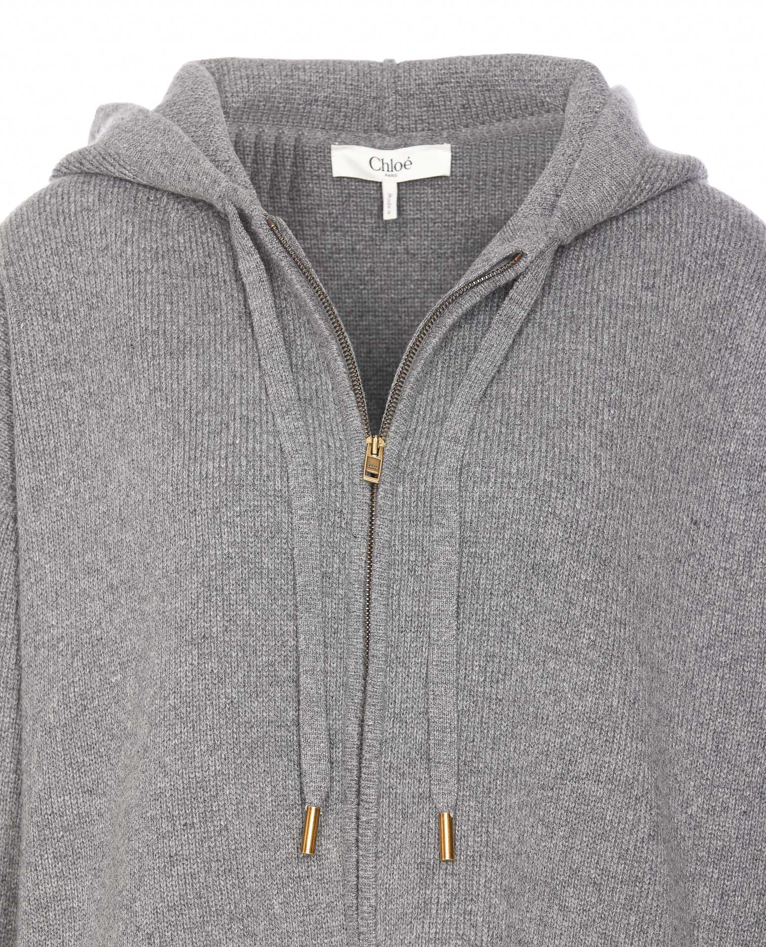 Chloè Sweaters Grey Wool