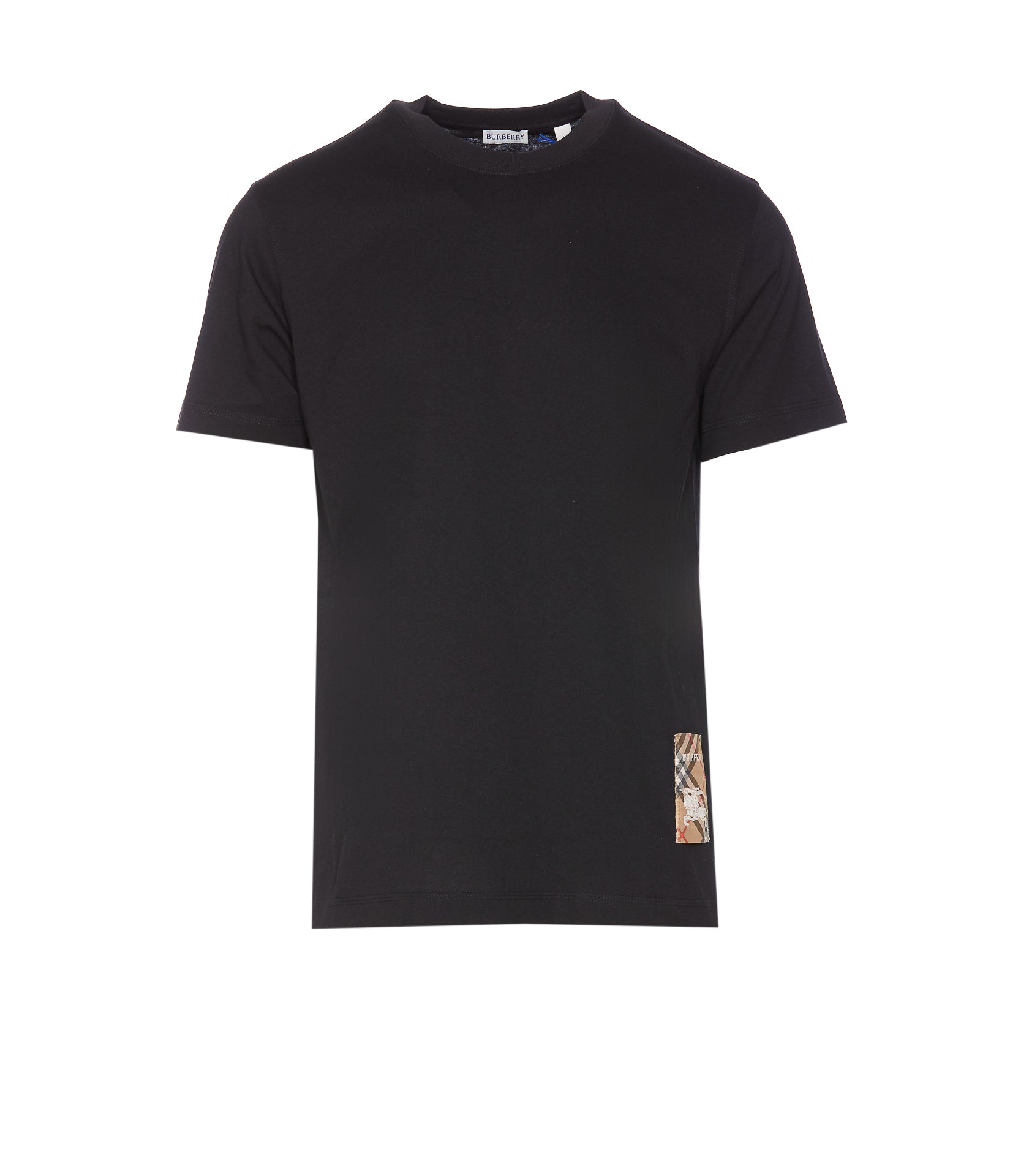 Burberry T-Shirts And Polos Black Cotton