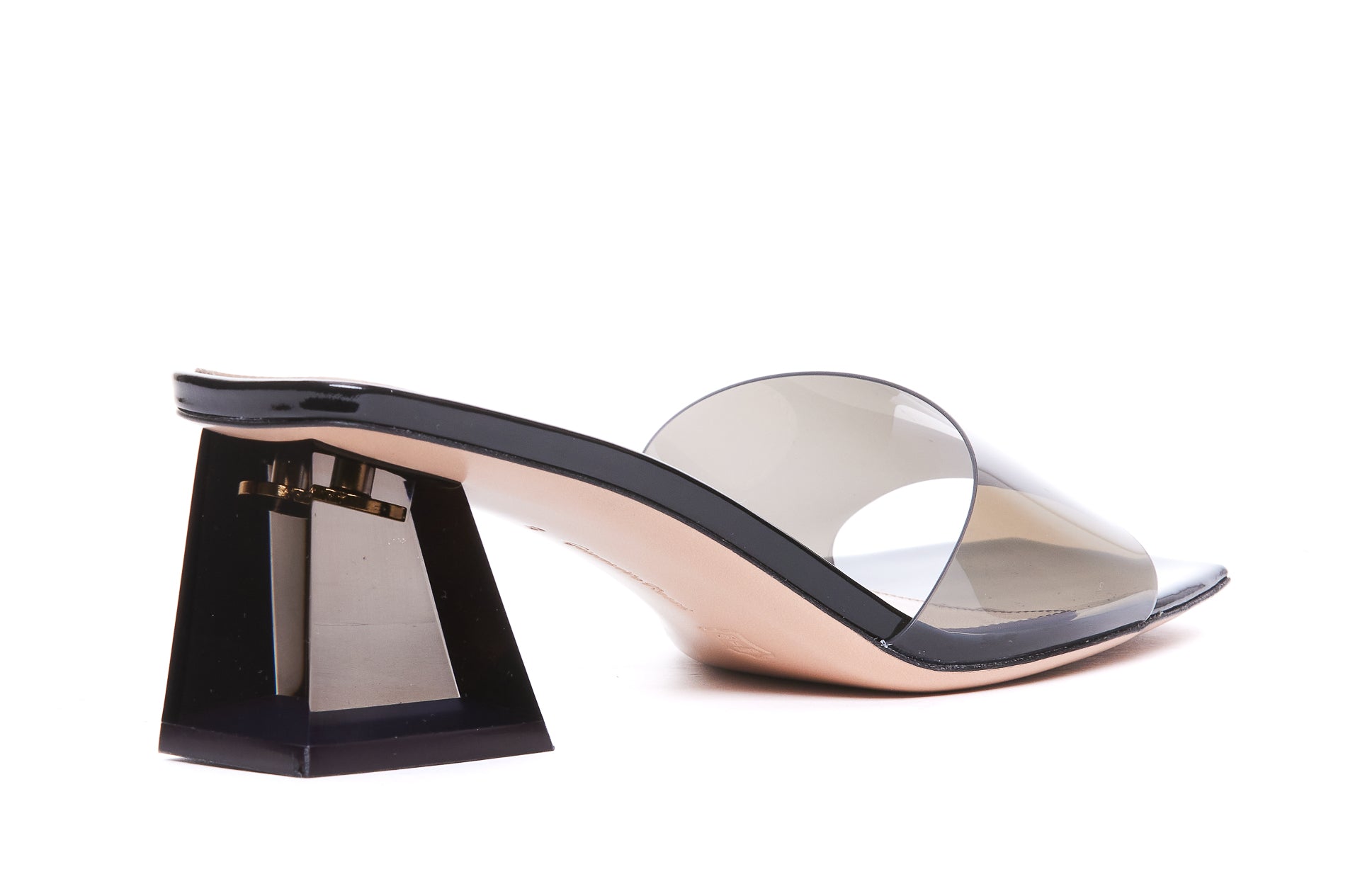 Gianvito Rossi Sandals Grey Rubber/leather Sole