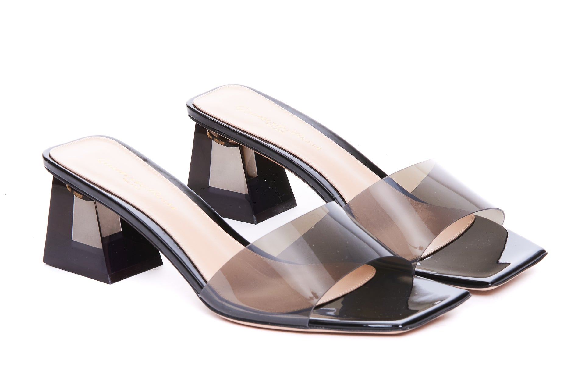 Gianvito Rossi Sandals Grey Rubber/leather Sole