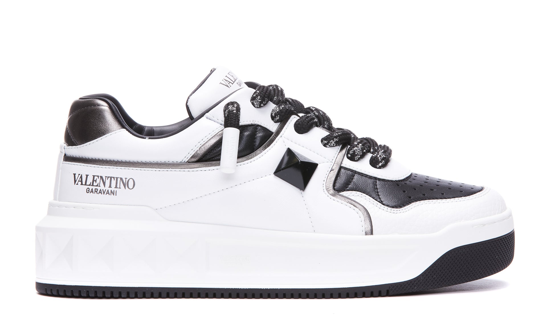 Valentino Garavani Sneakers White Calf Leather/rubber Sole