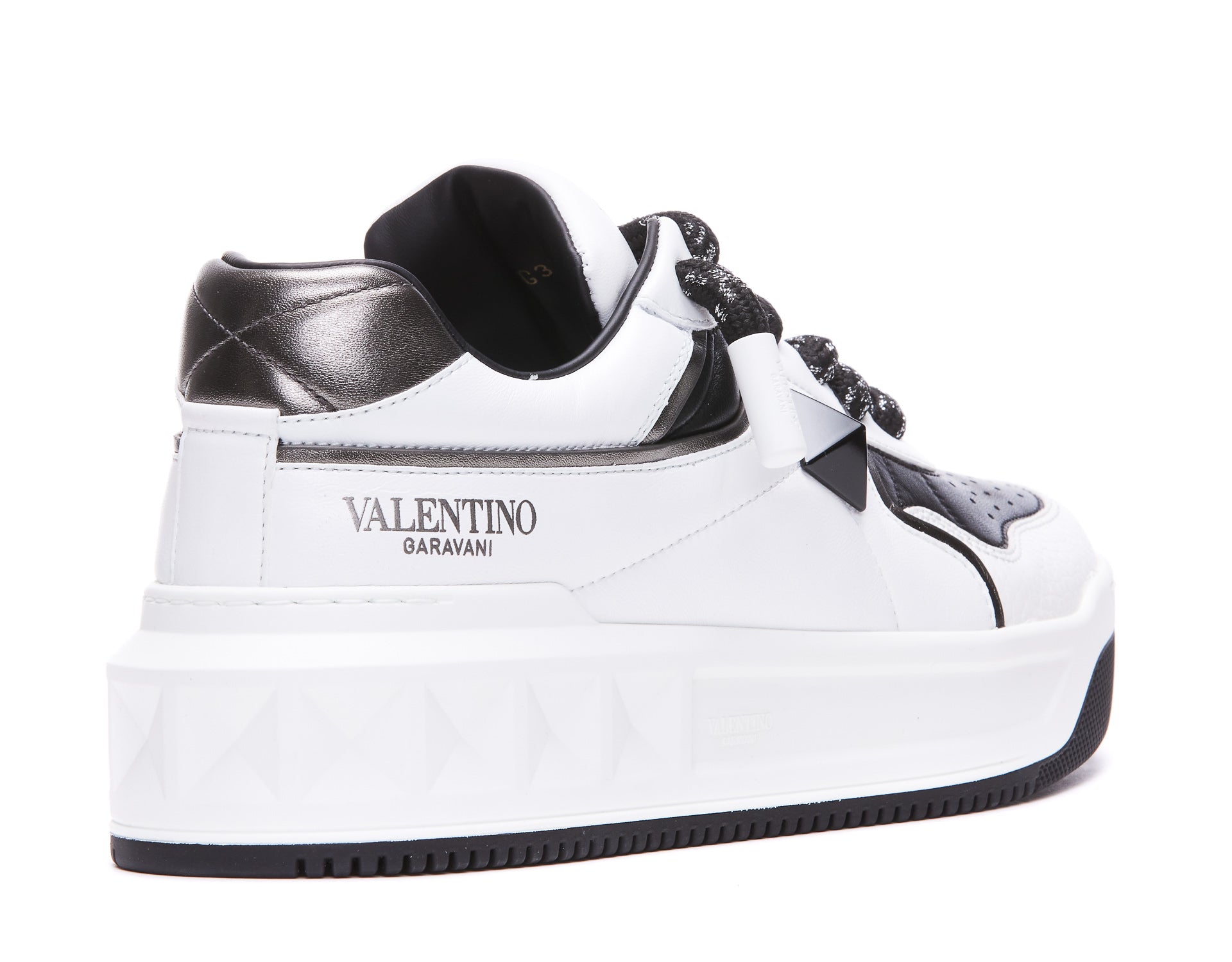 Valentino Garavani Sneakers White Calf Leather/rubber Sole