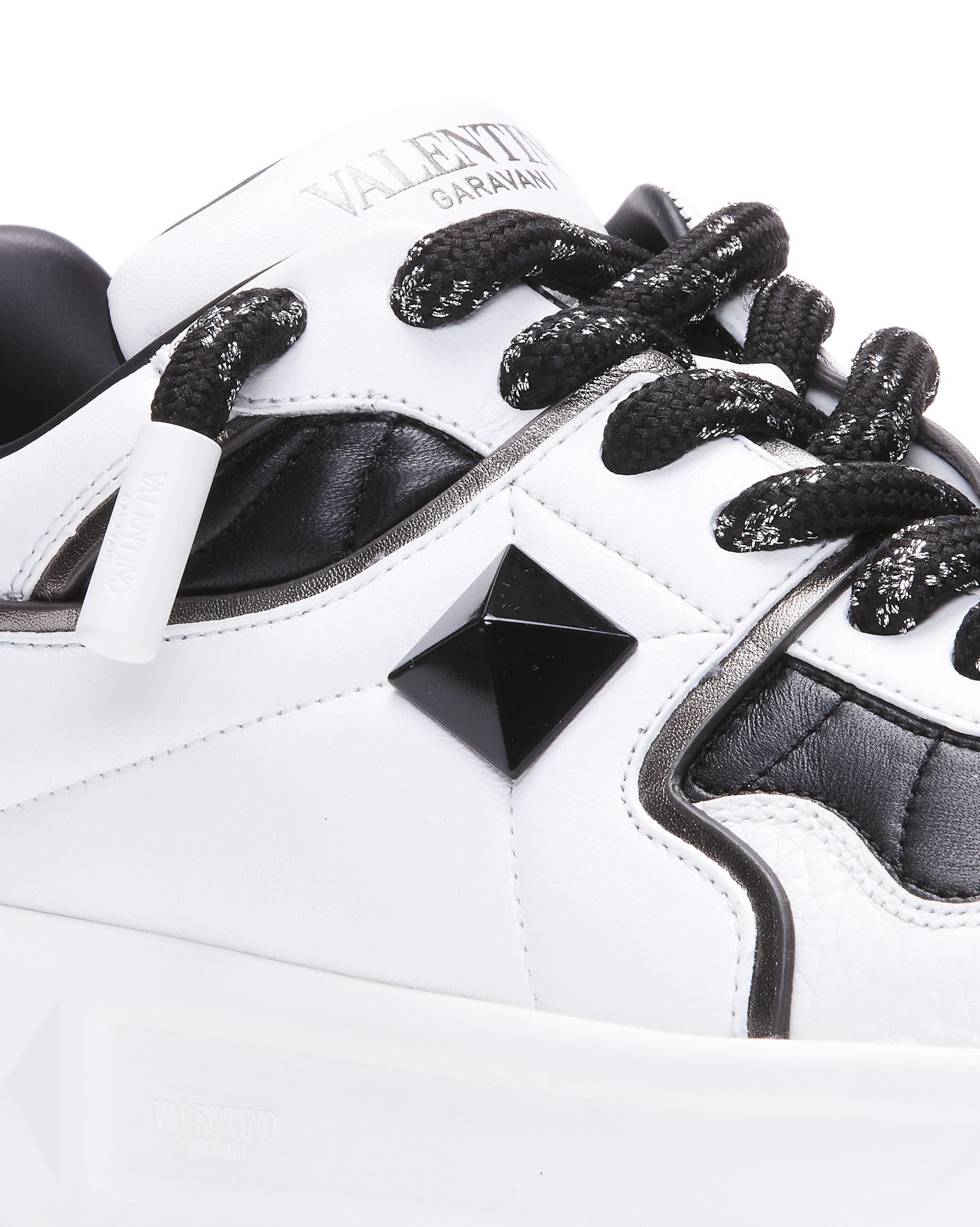 Valentino Garavani Sneakers White Calf Leather/rubber Sole