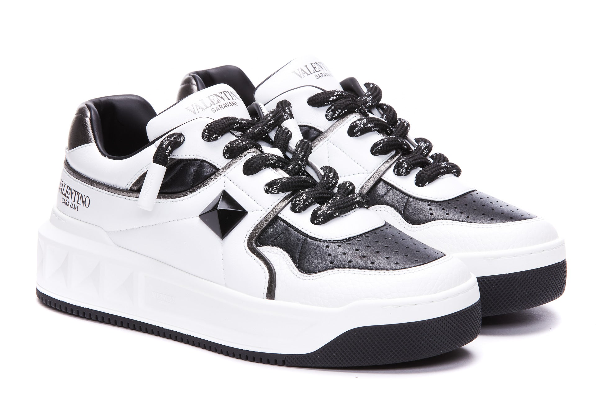 Valentino Garavani Sneakers White Calf Leather/rubber Sole