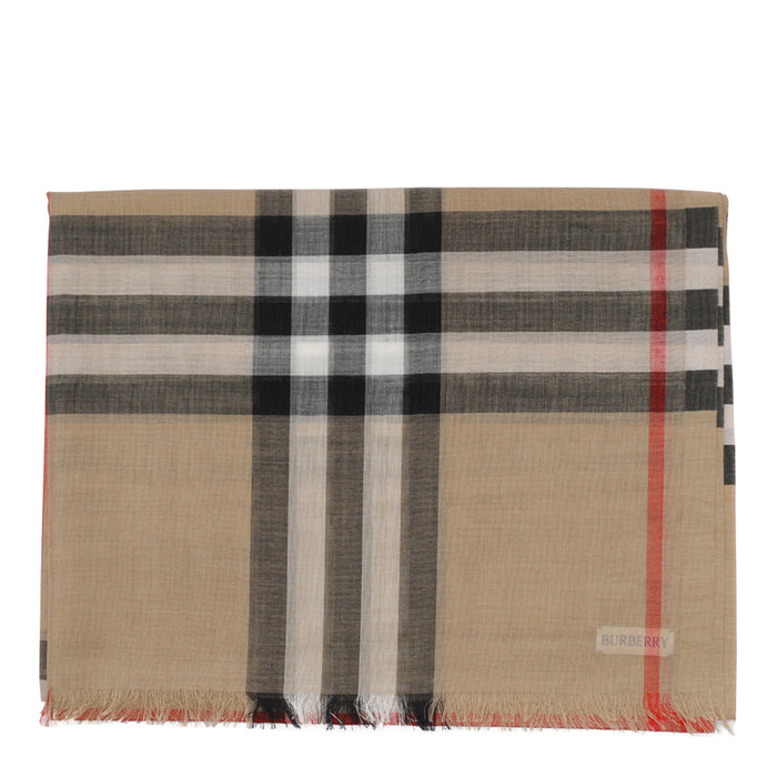 Burberry Scarfs Beige Wool