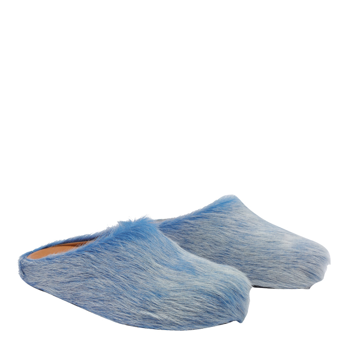 Marni Sandals Blue Calf Leather/rubber Sole