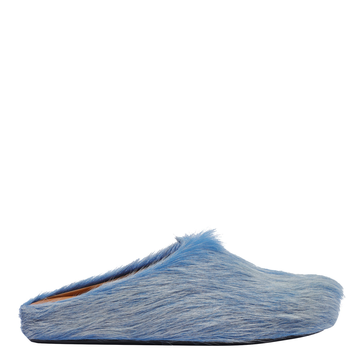 Marni Sandals Blue Calf Leather/rubber Sole