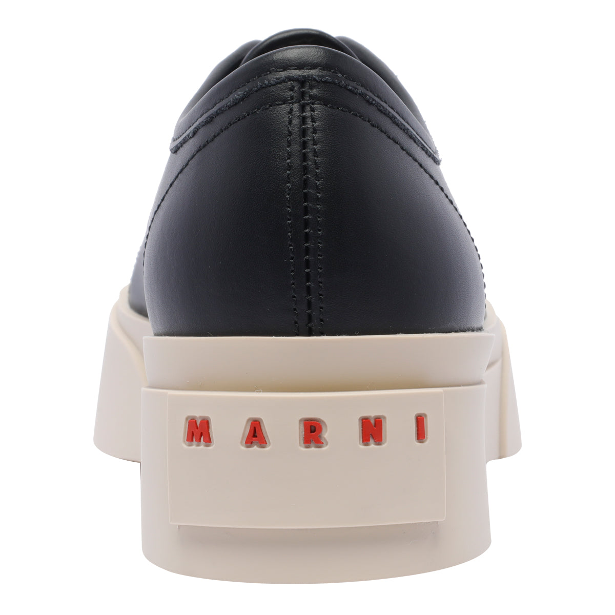 Marni Sneakers Black Calf Leather/rubber Sole