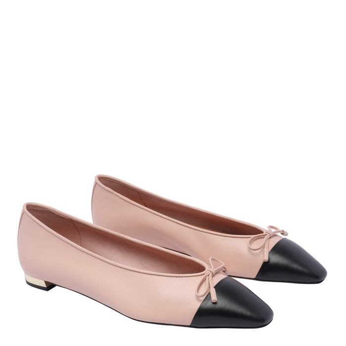Aquazzura Flat Shoes Pink Calf Leather/leather Sole