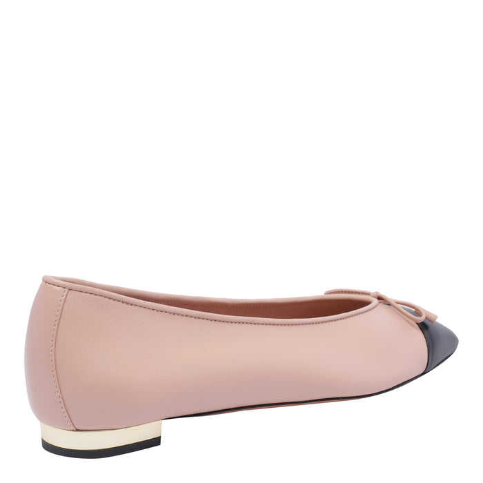 Aquazzura Flat Shoes Pink Calf Leather/leather Sole