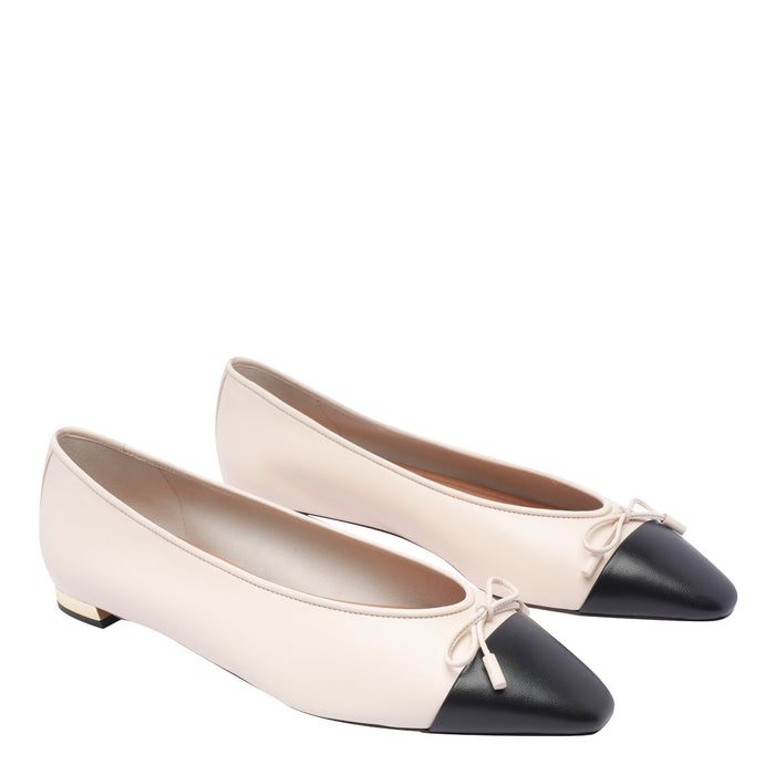 Aquazzura Flat Shoes White Calf Leather/leather Sole