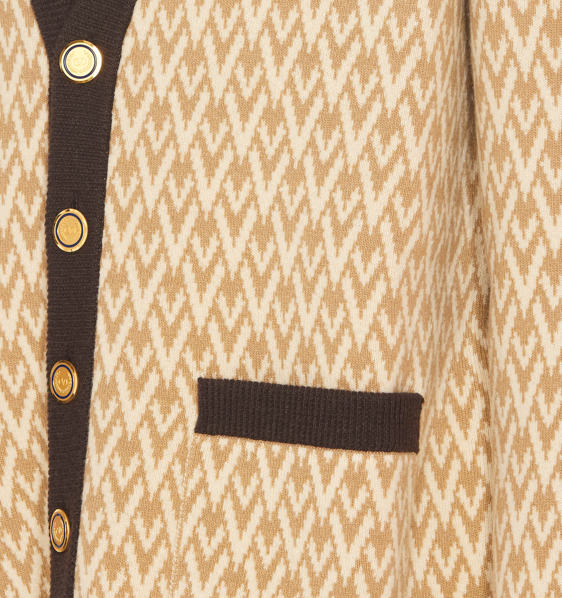 Valentino Garavani Sweaters Beige Virgin Wool