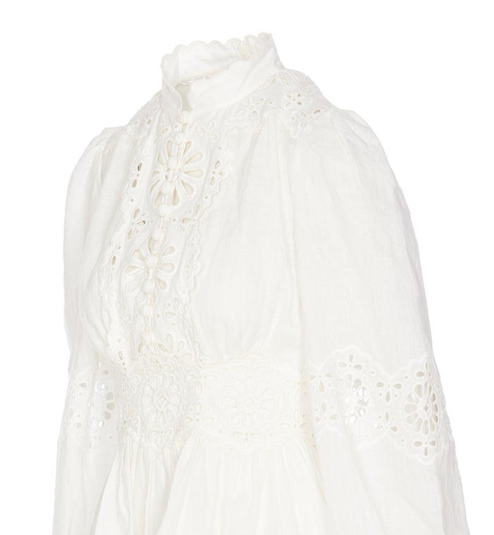 Zimmermann Dresses White Linen