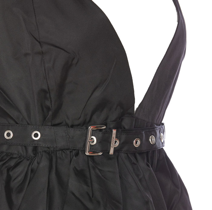 Ganni Top Black Recycled Polyamide