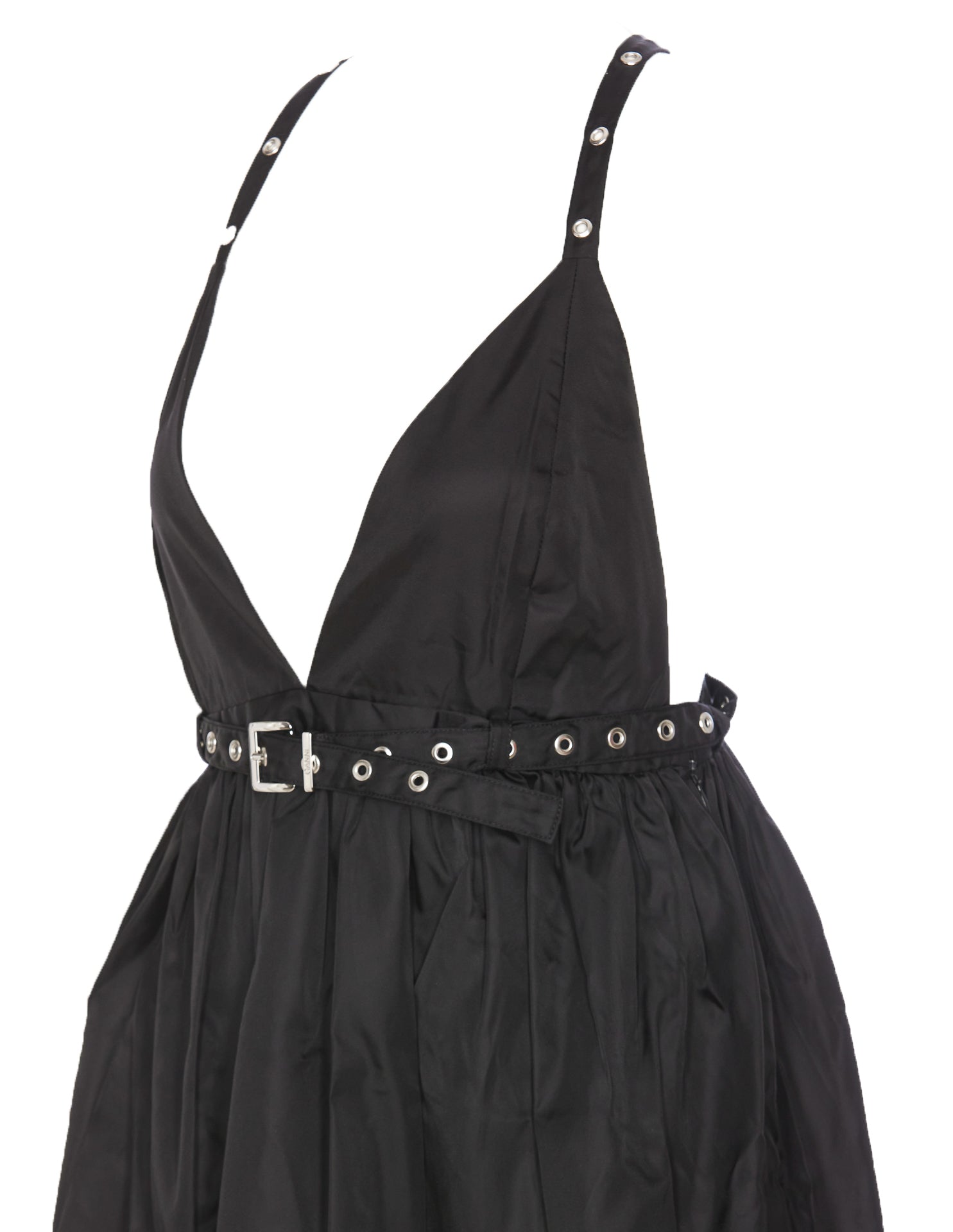 Ganni Dresses Black Recycled Polyamide
