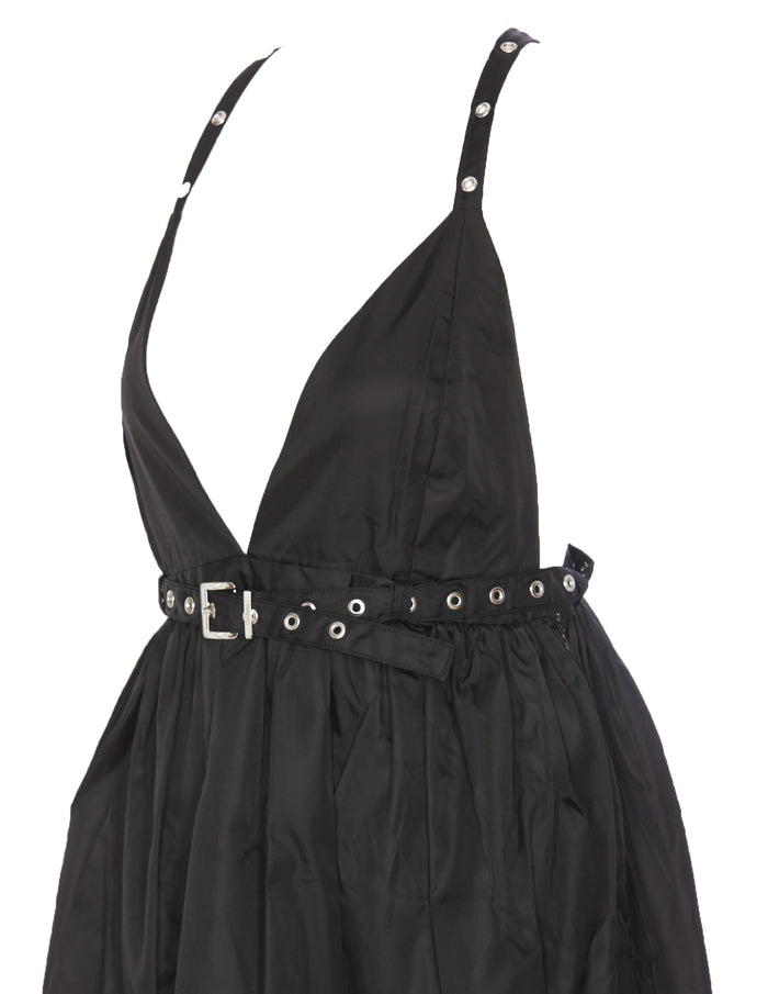 Ganni Dresses Black Recycled Polyamide
