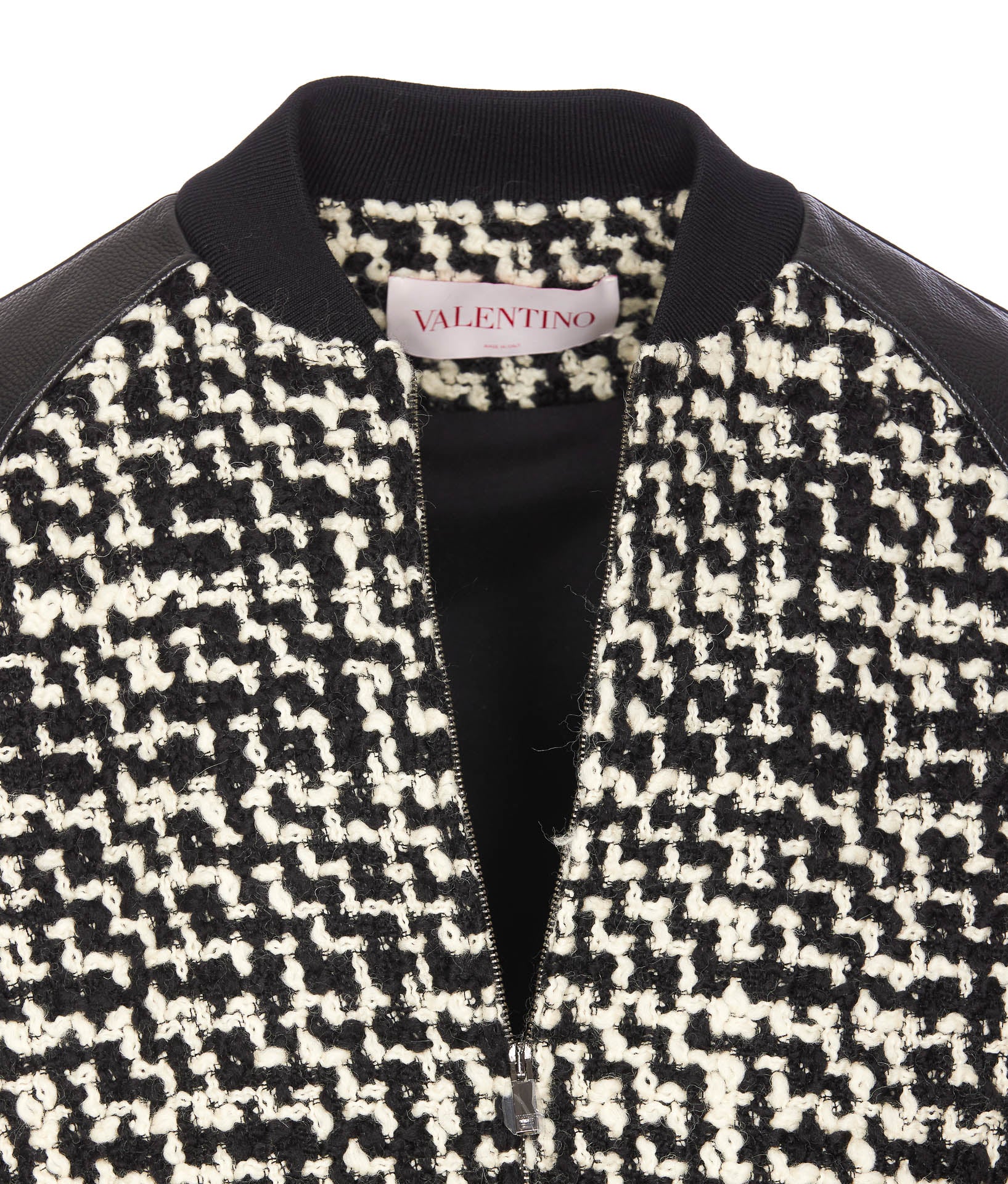 Valentino Garavani Coats Black Leather
