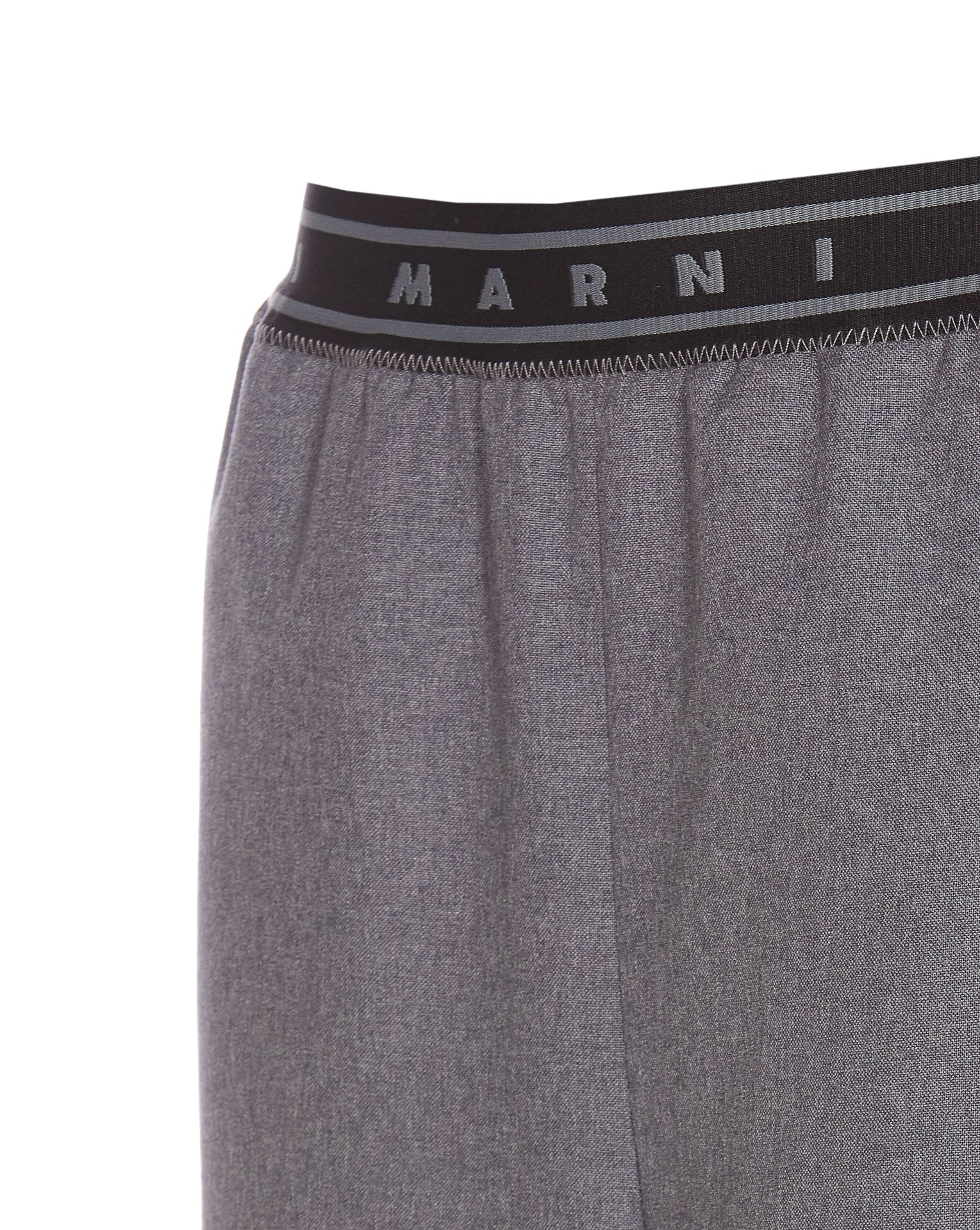 Marni Trousers Grey Virgin Wool