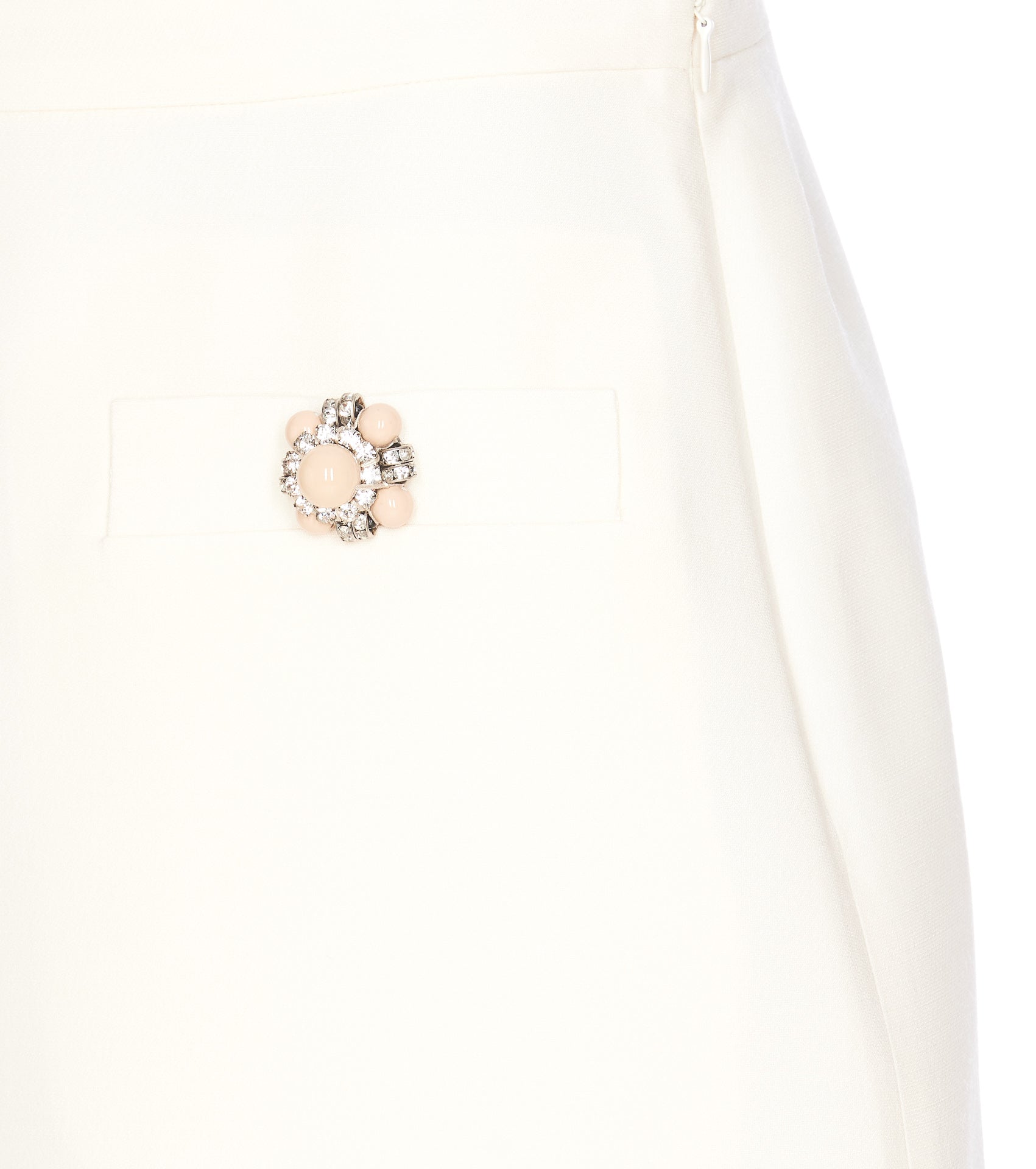 Valentino Garavani Skirts White Virgin Wool
