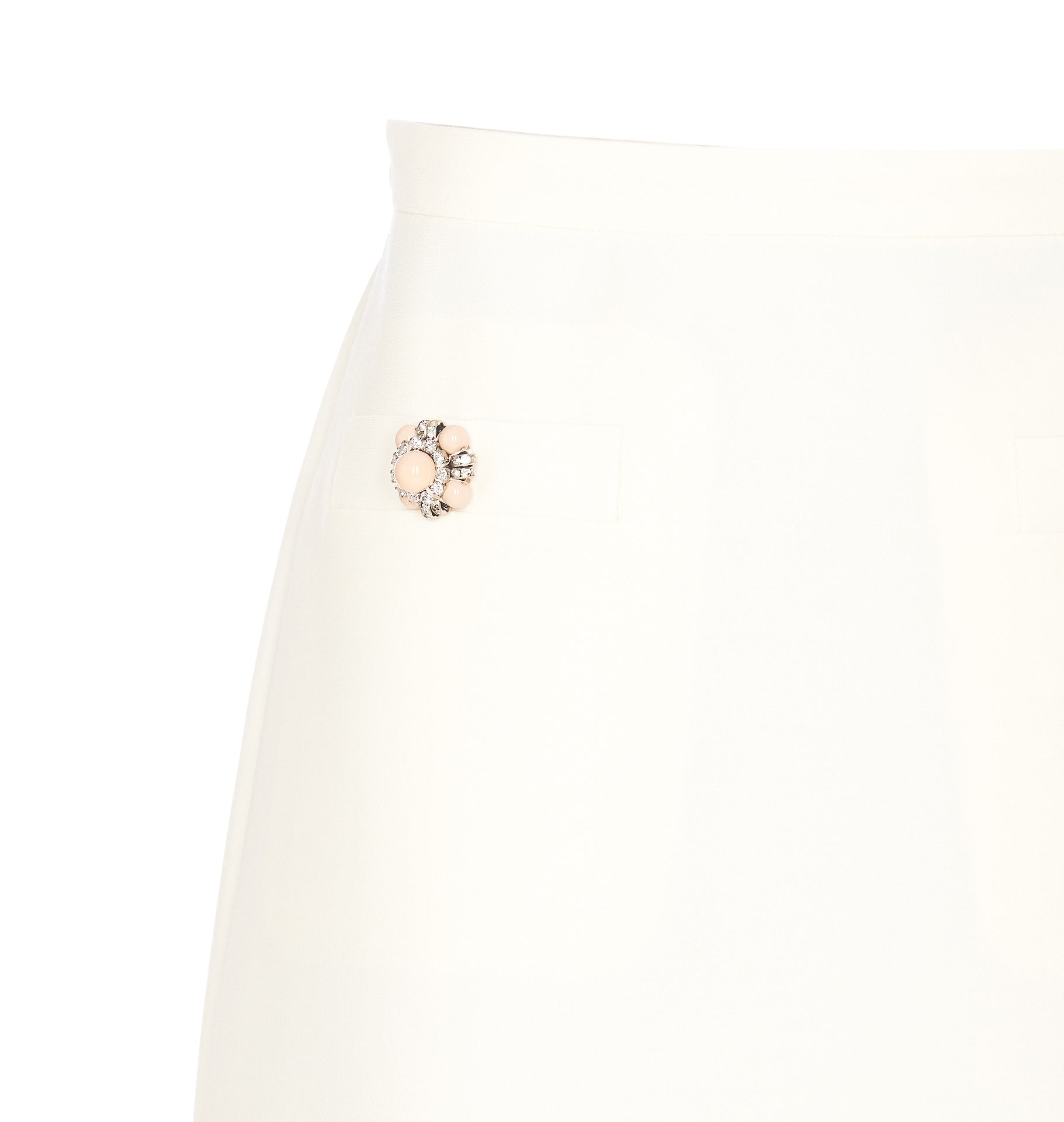 Valentino Garavani Skirts White Virgin Wool