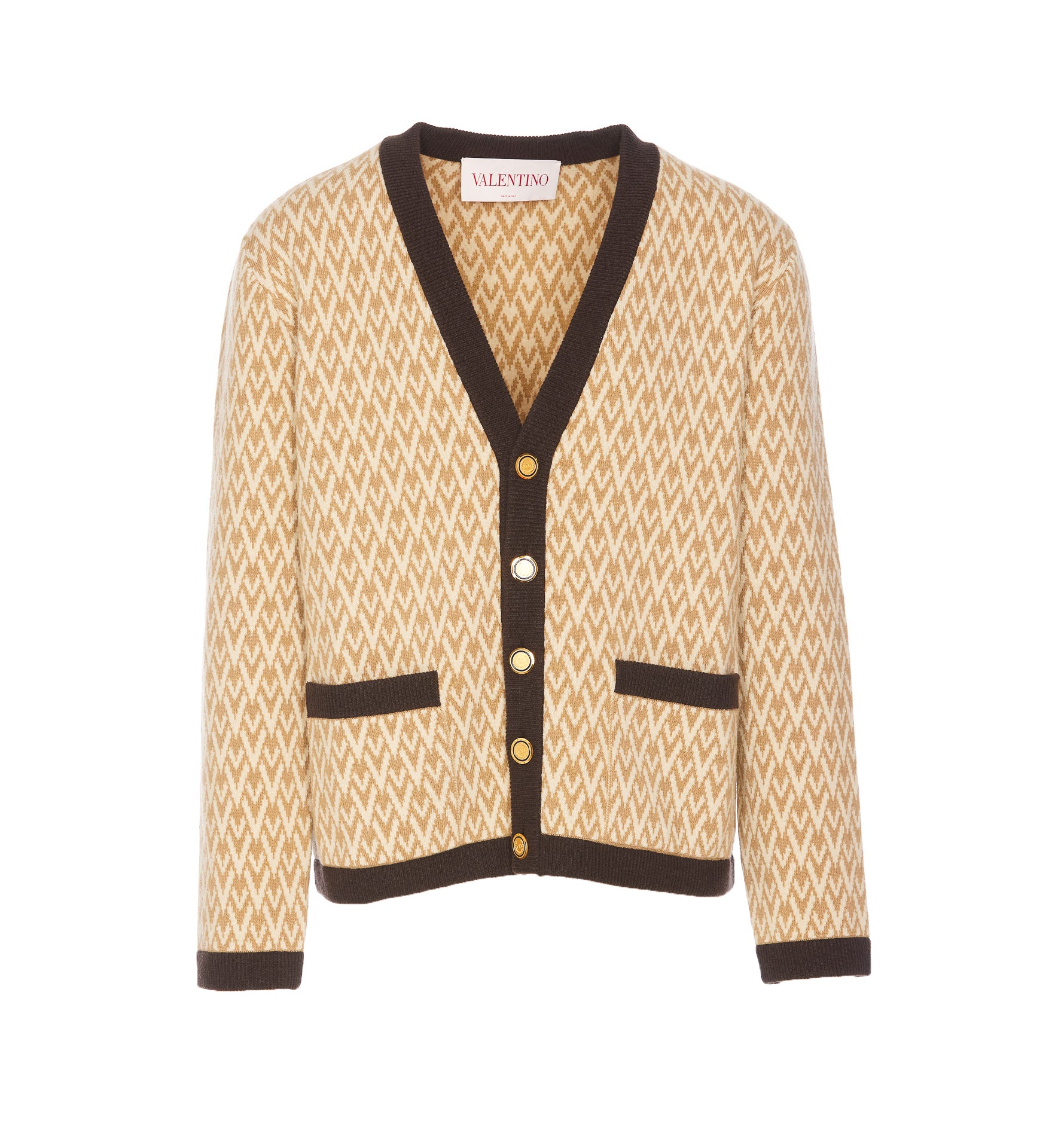Valentino Garavani Sweaters Beige Virgin Wool