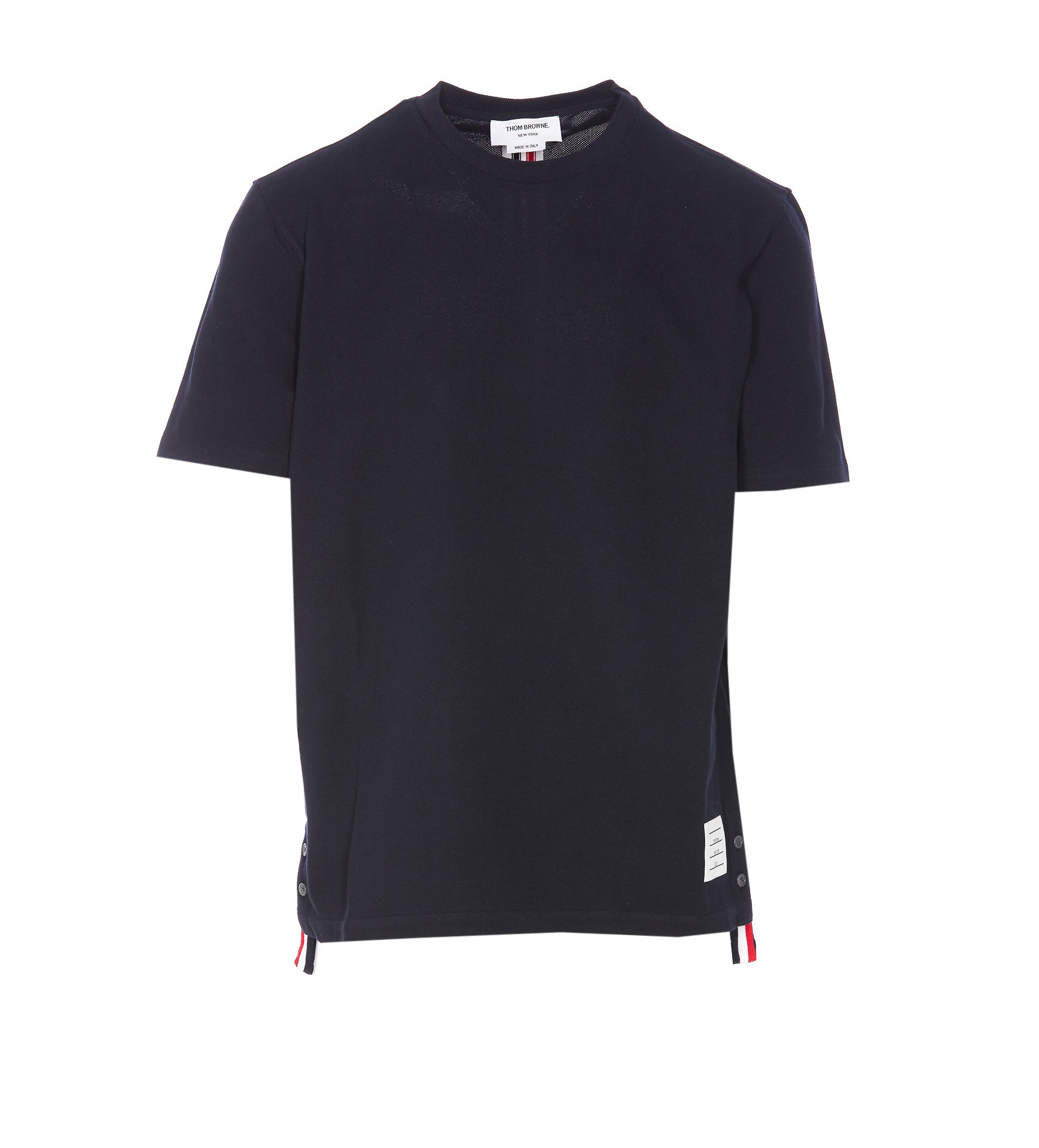 Thom Browne T-Shirts And Polos Blue Cotton