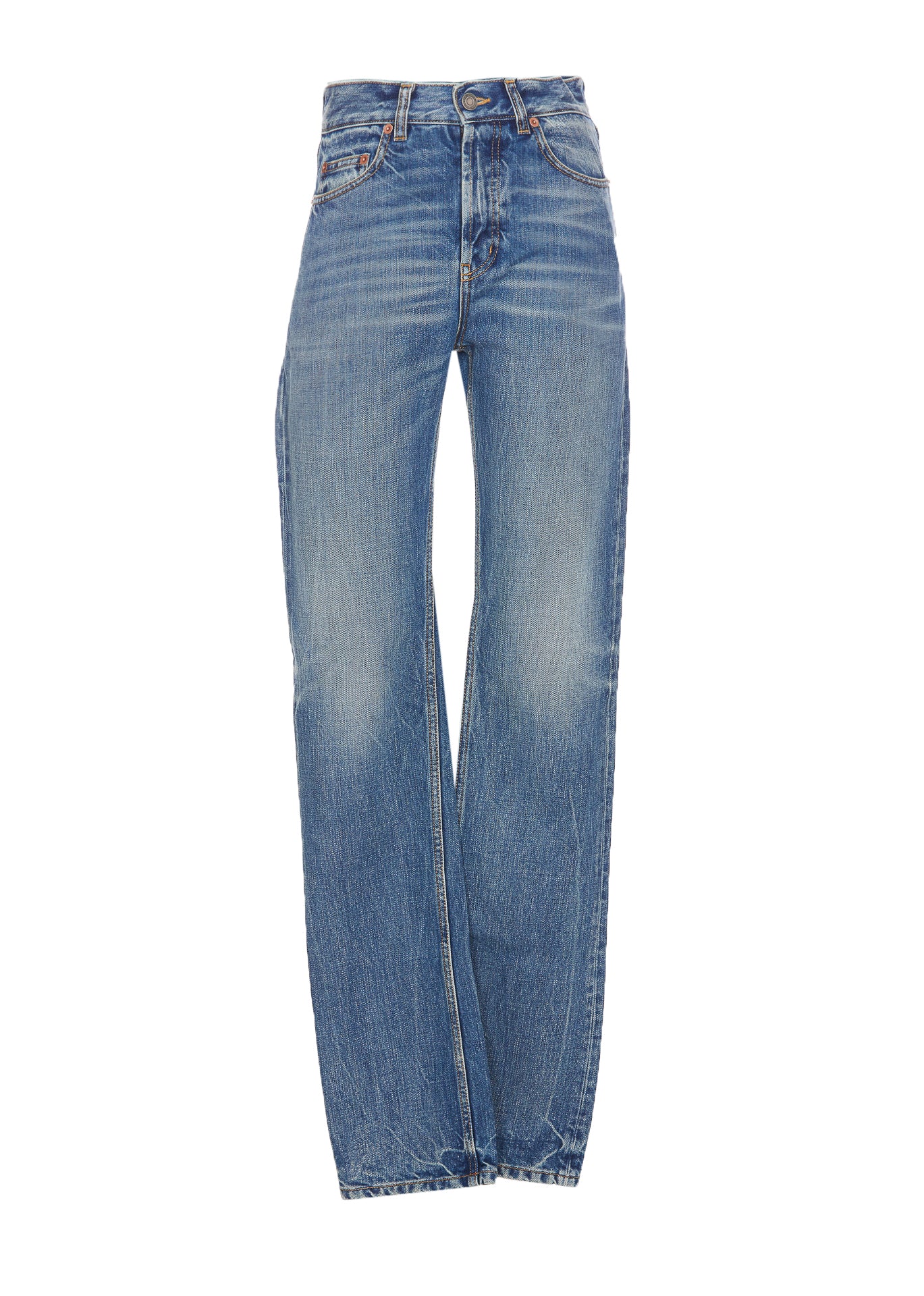 Saint Laurent Jeans Blue Cotton