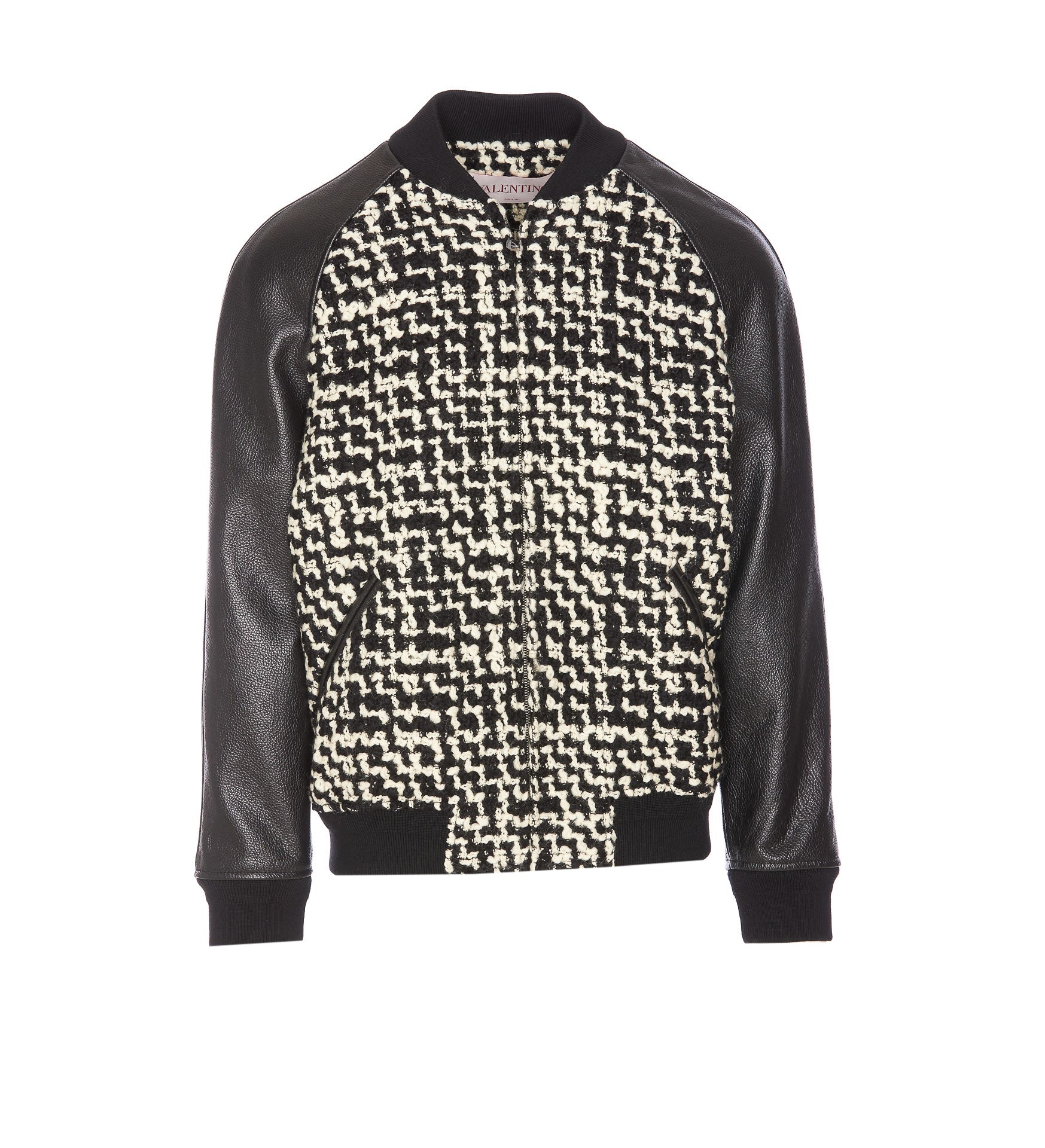 Valentino Garavani Coats Black Leather
