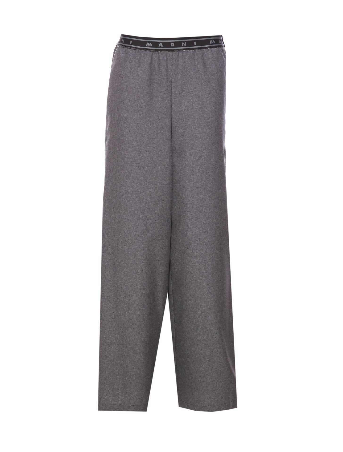Marni Trousers Grey Virgin Wool