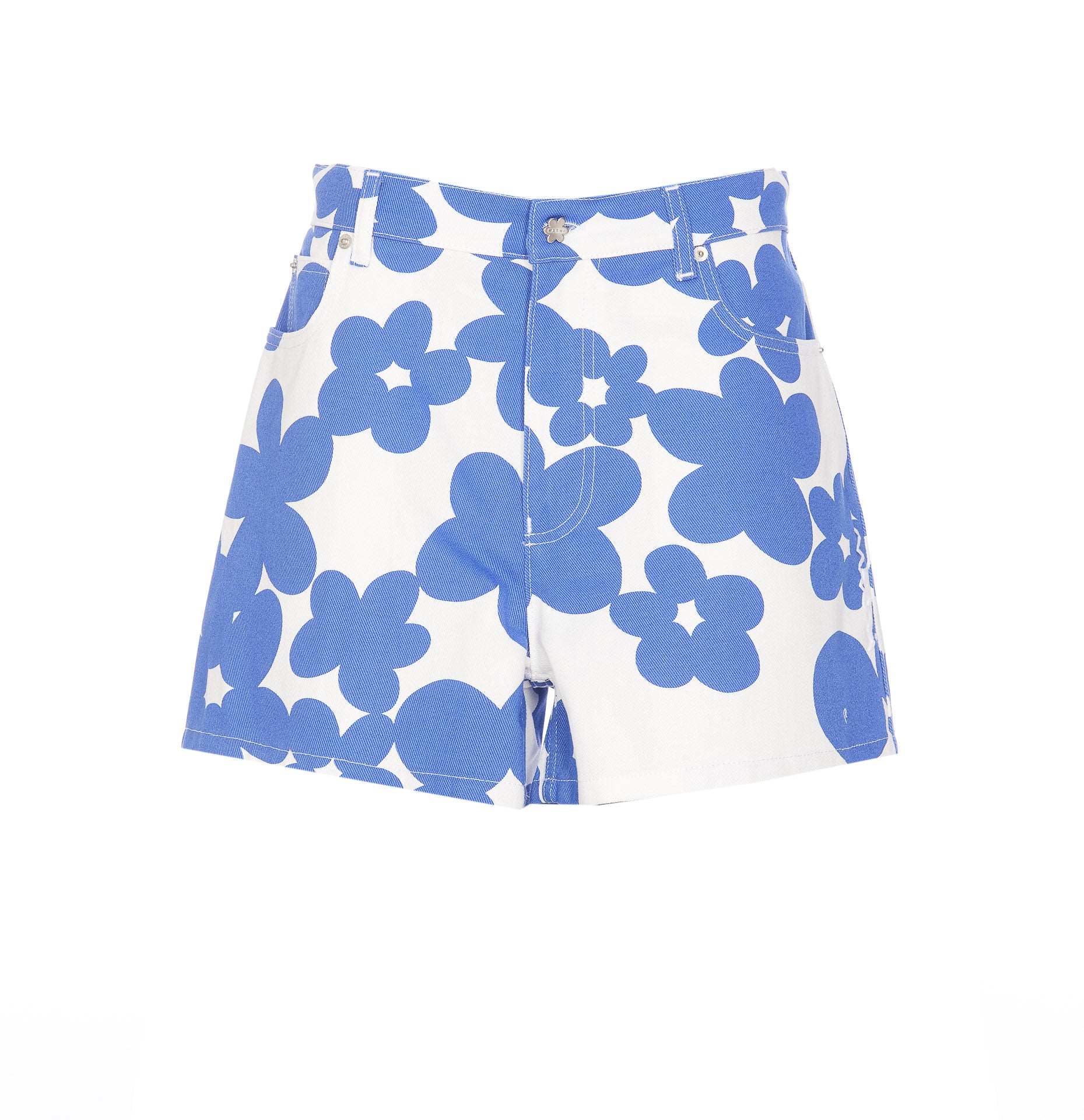 Marni Shorts White Cotton