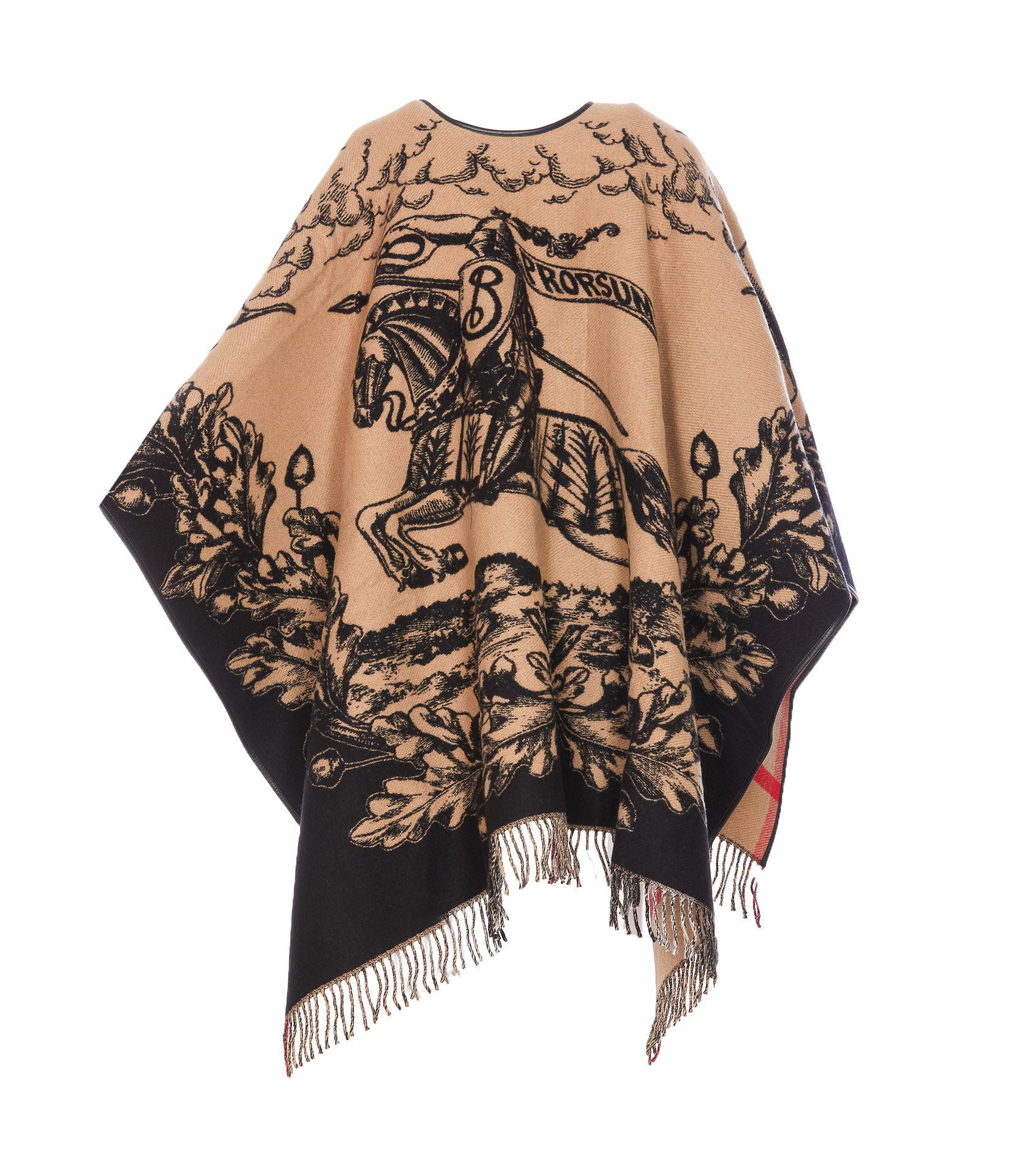 Burberry Scarfs Beige Wool