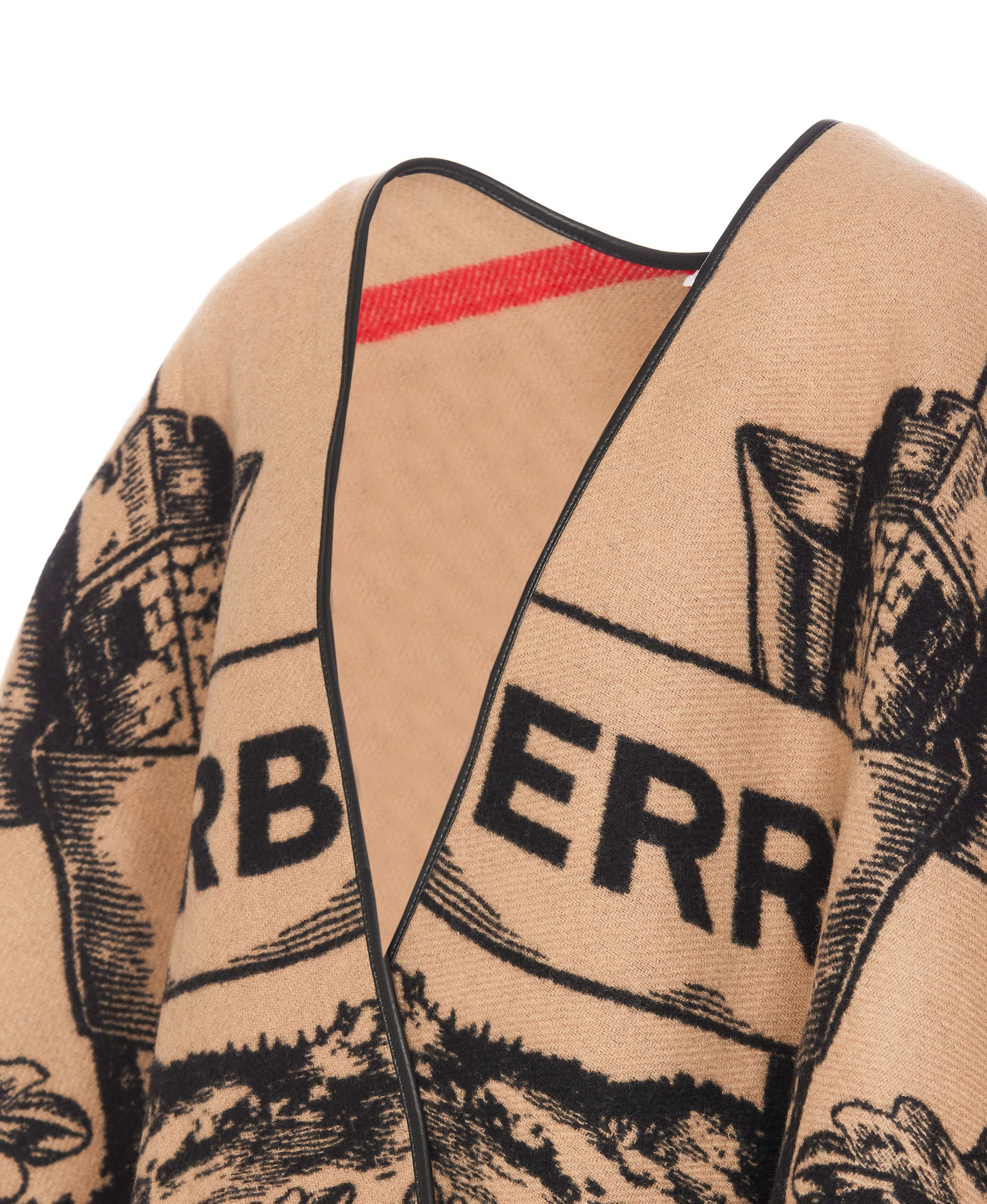 Burberry Scarfs Beige Wool