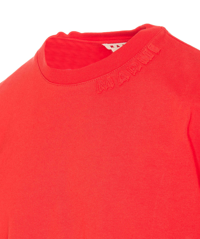 Marni T-Shirts And Polos Red Cotton