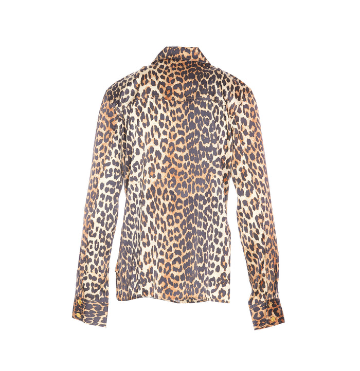 Ganni Shirts Multicolour Viscose