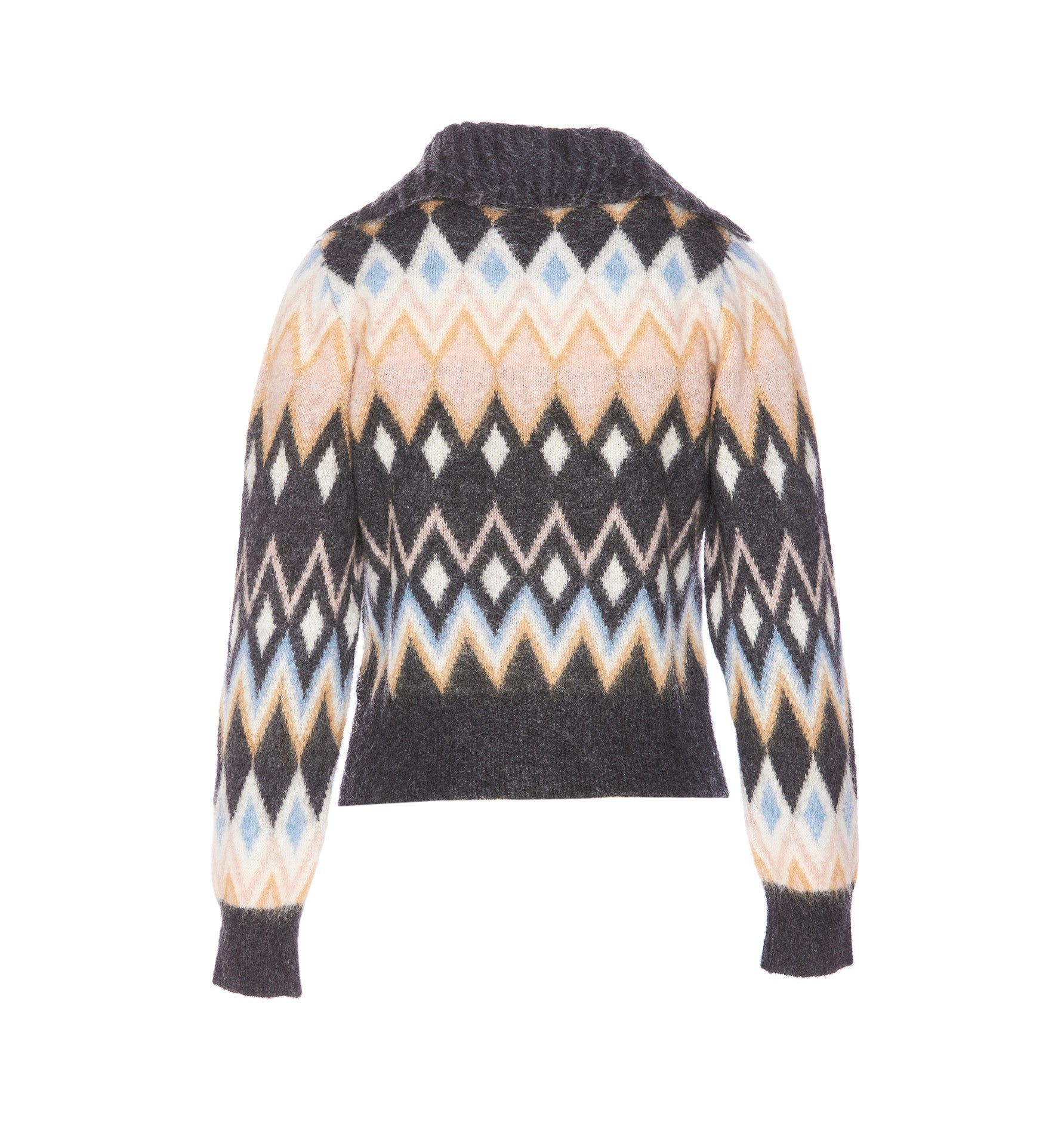 Ganni Sweaters Black Polyamide
