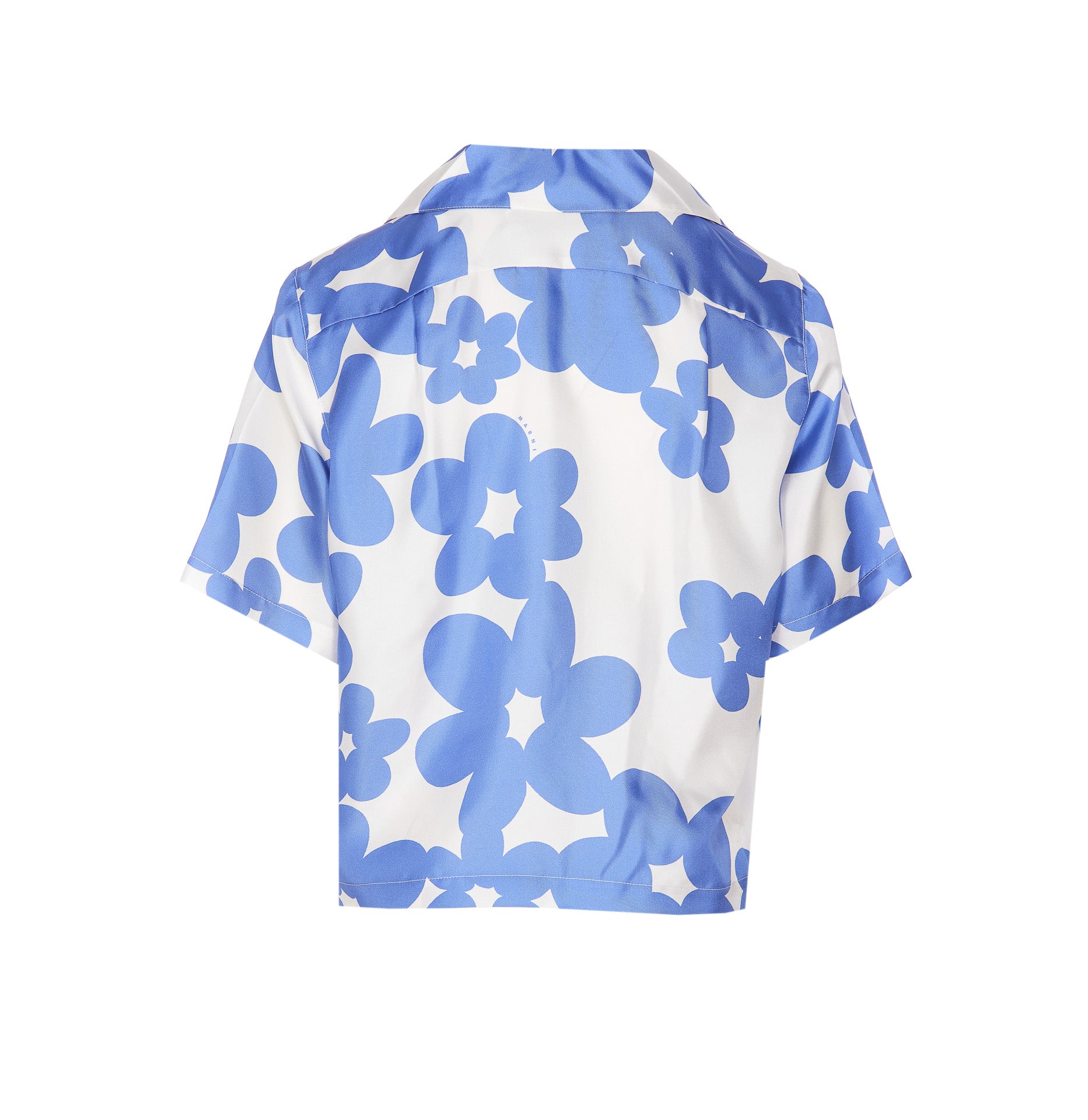 Marni Shirts Blue Silk