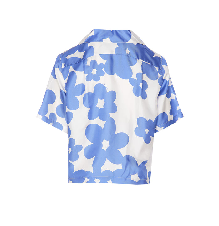 Marni Shirts Blue Silk