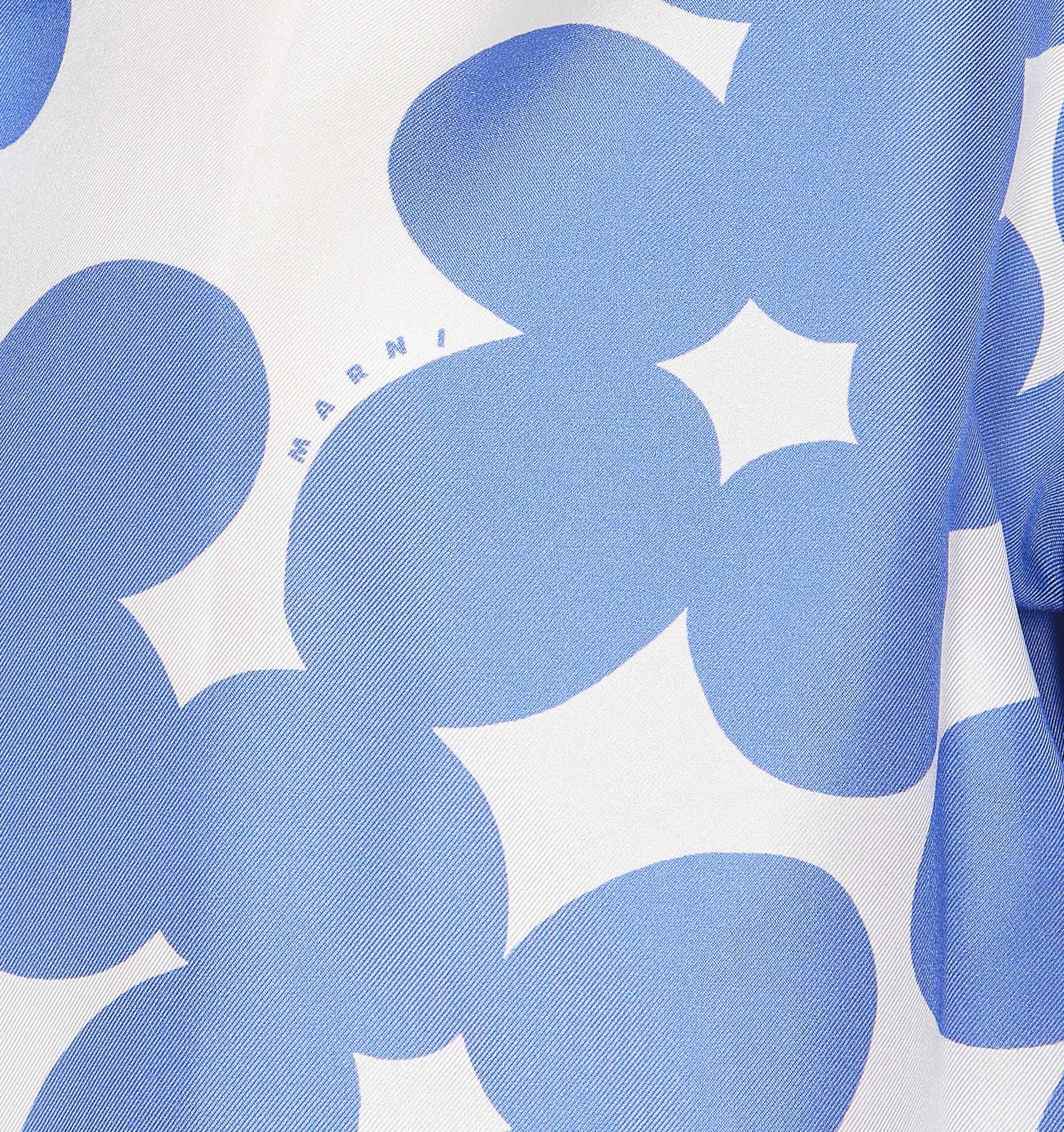 Marni Shirts Blue Silk