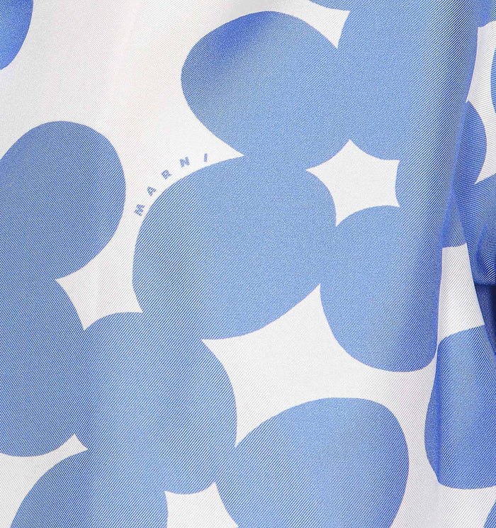 Marni Shirts Blue Silk